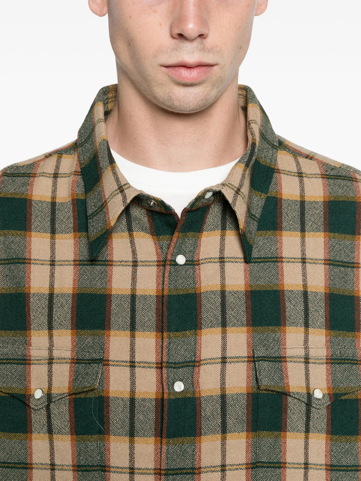 Meridian check flannel shirt