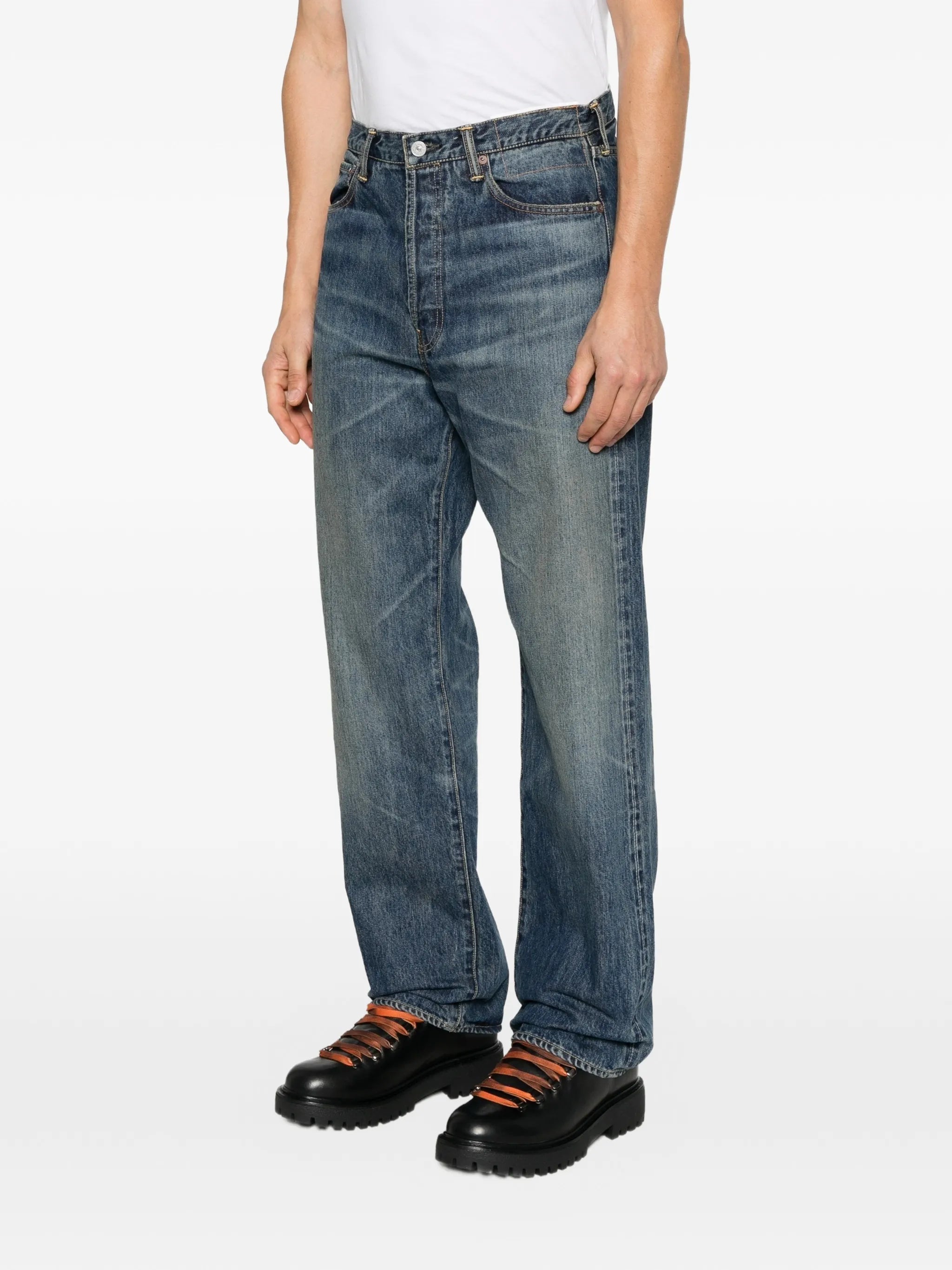 Social Sculpture 01 wide-leg jeans