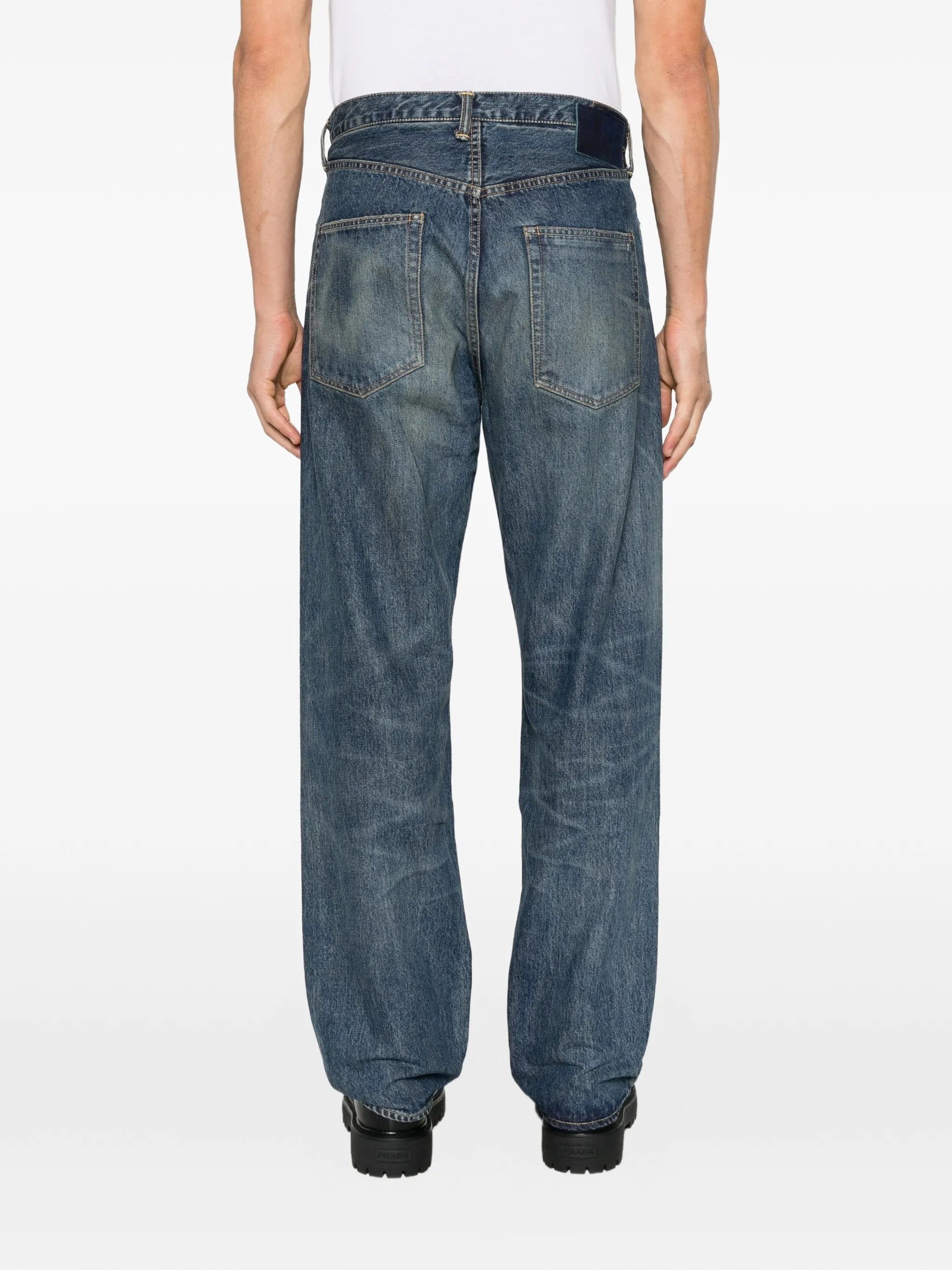 Social Sculpture 01 wide-leg jeans