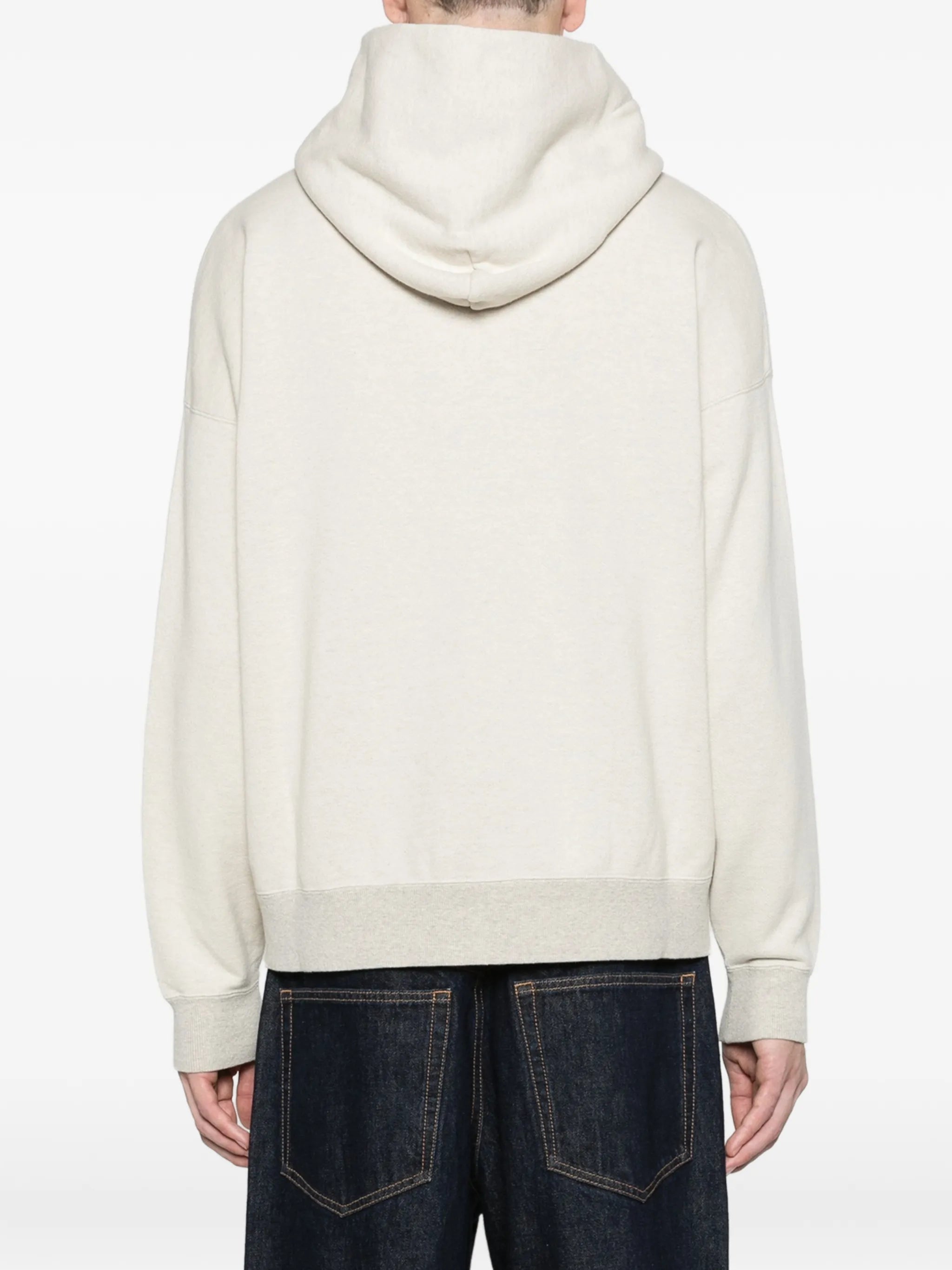 Jumbo zip-up hoodie