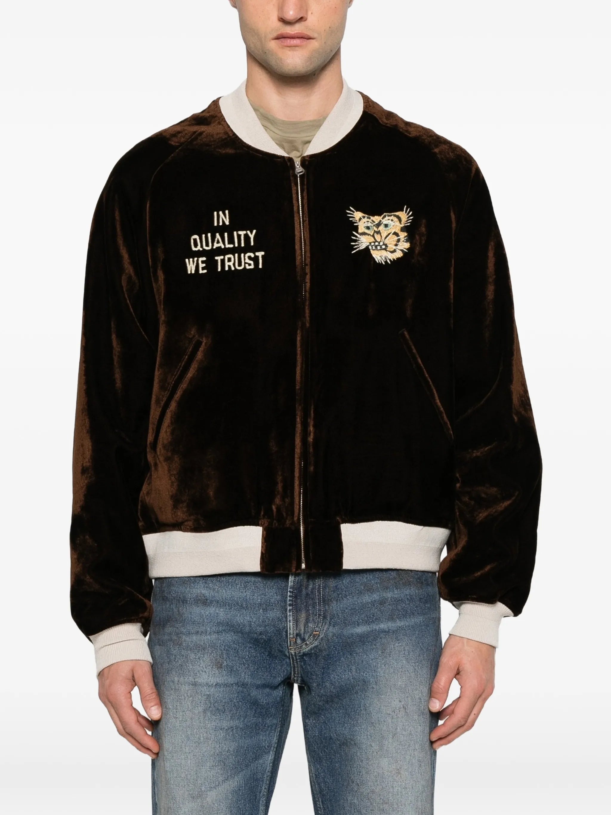 Souvenir reversible bomber jacket