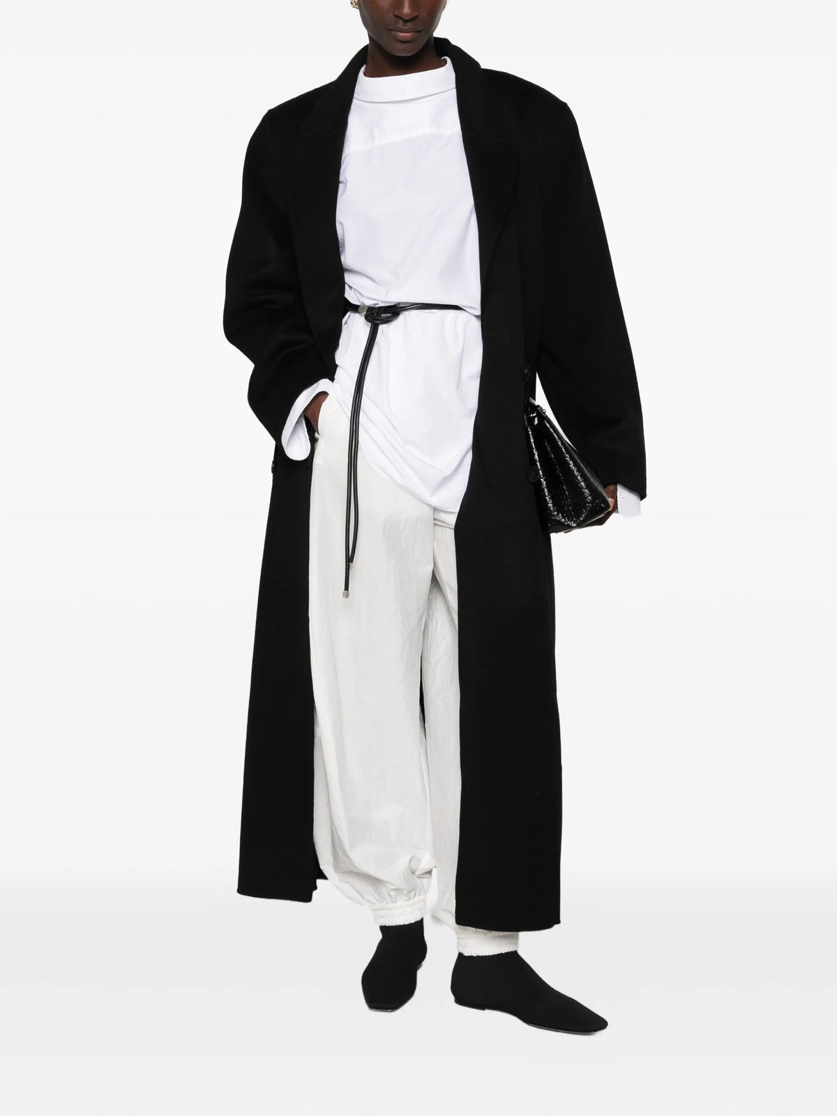 Gaia double-breasted coat