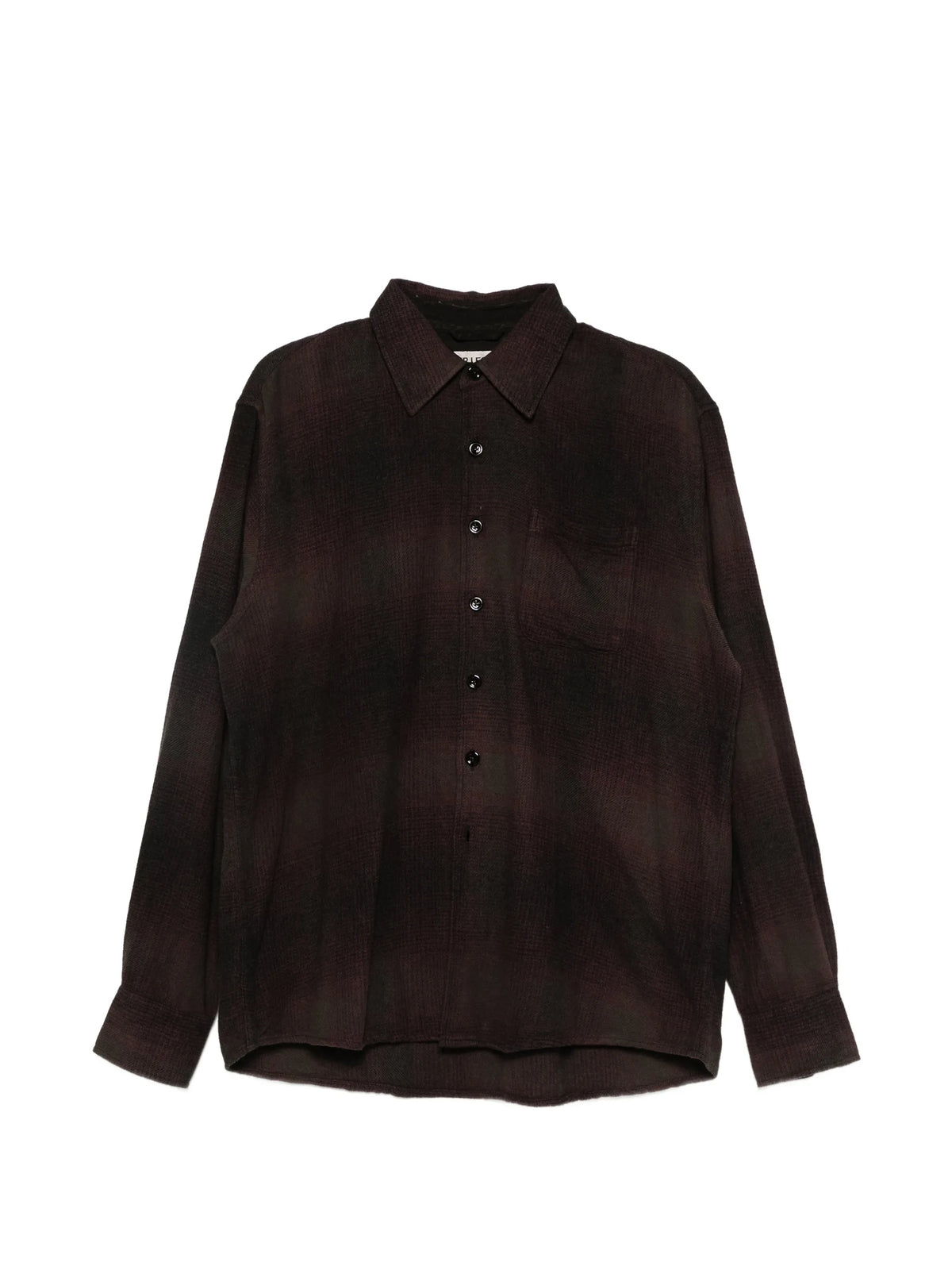 Above shirt cordial dusk check grain weave