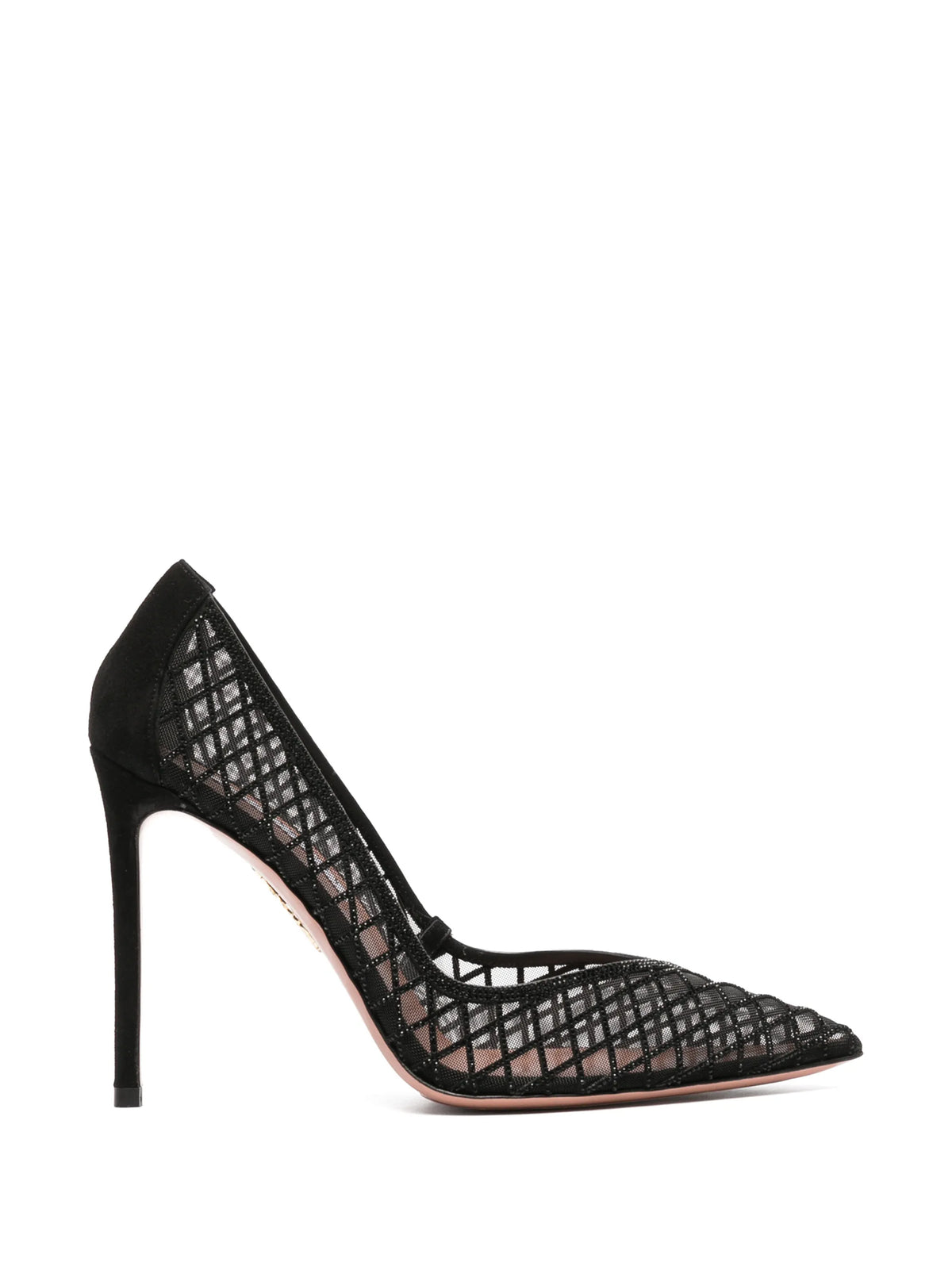 Lumiere crystal-mesh pumps