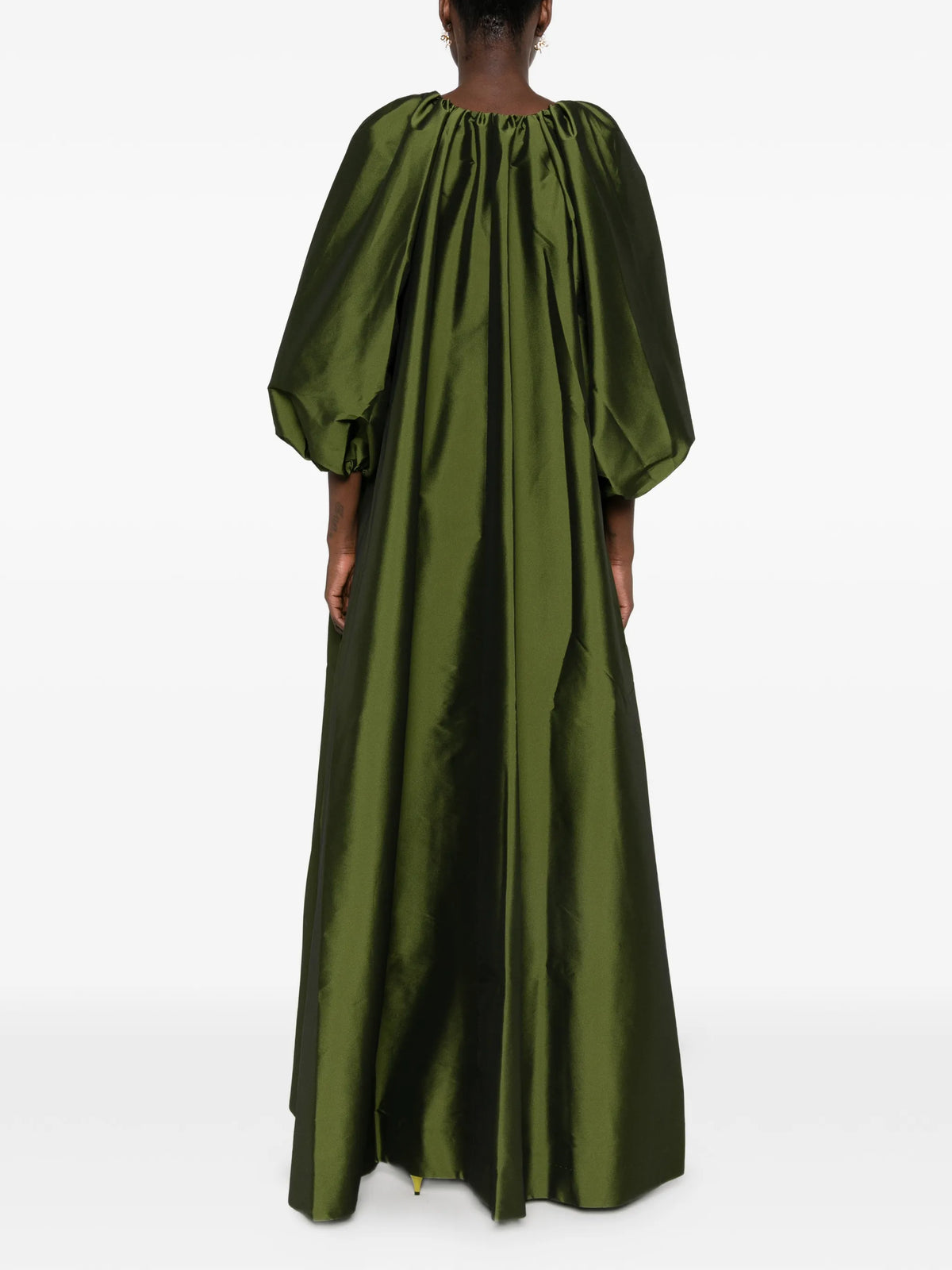 George puff-sleeve maxi dress
