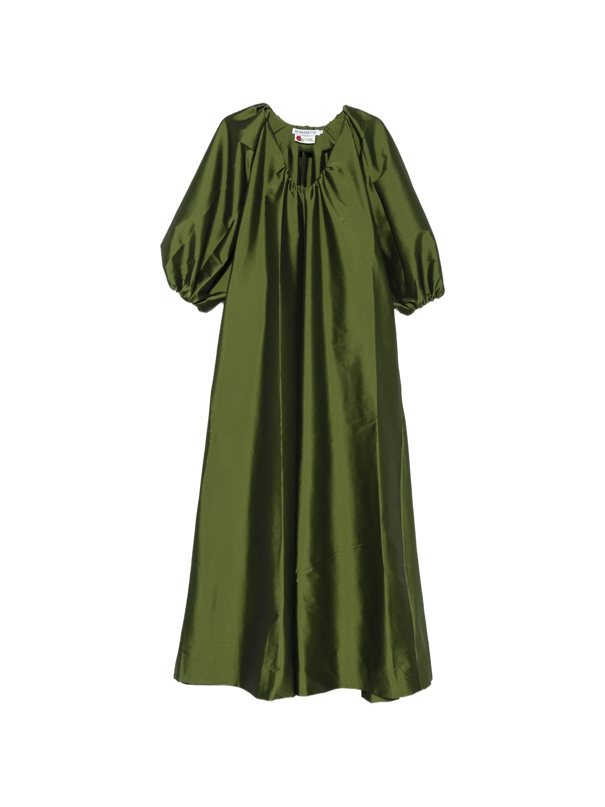 George puff-sleeve maxi dress