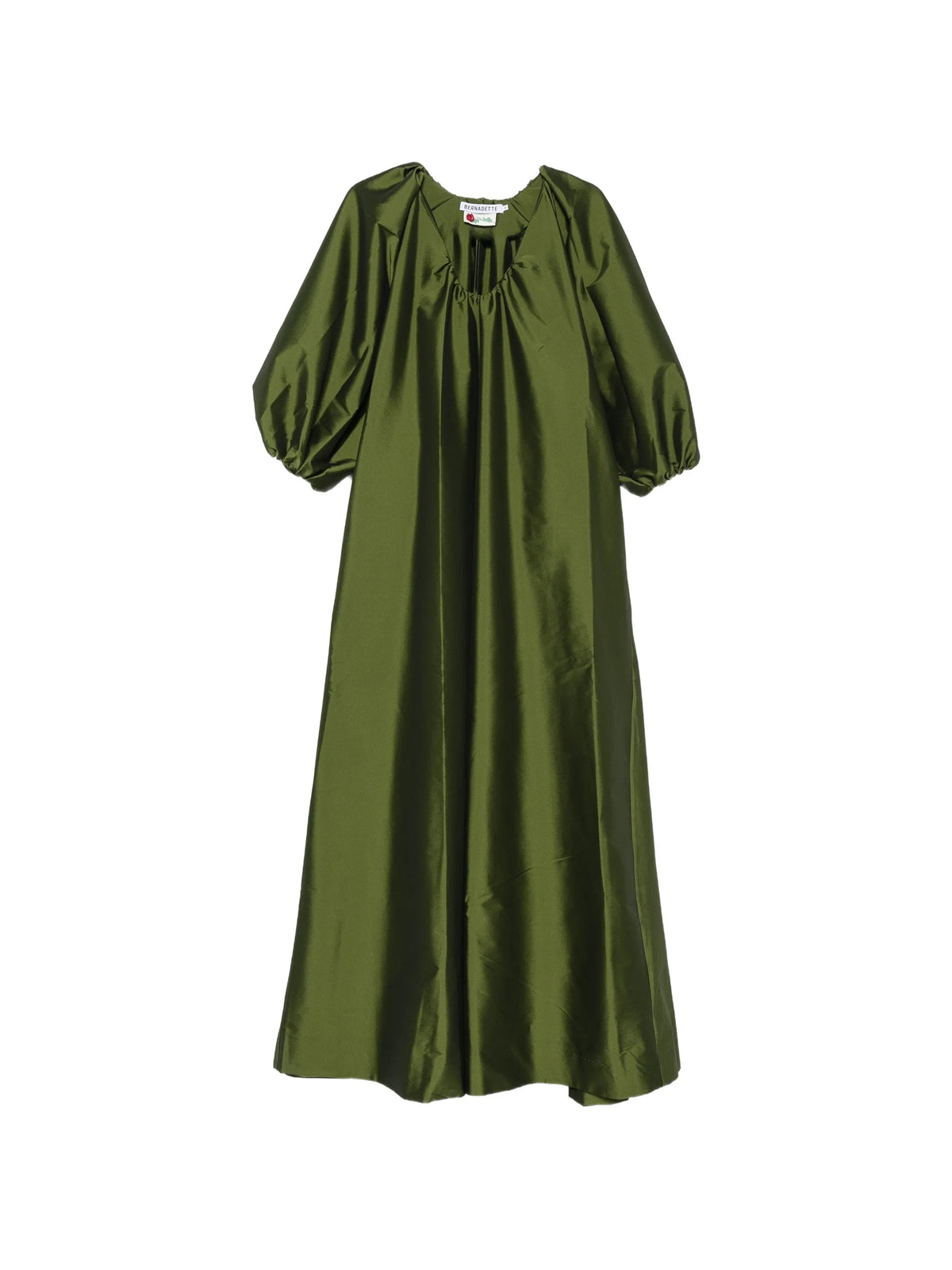 George puff-sleeve maxi dress