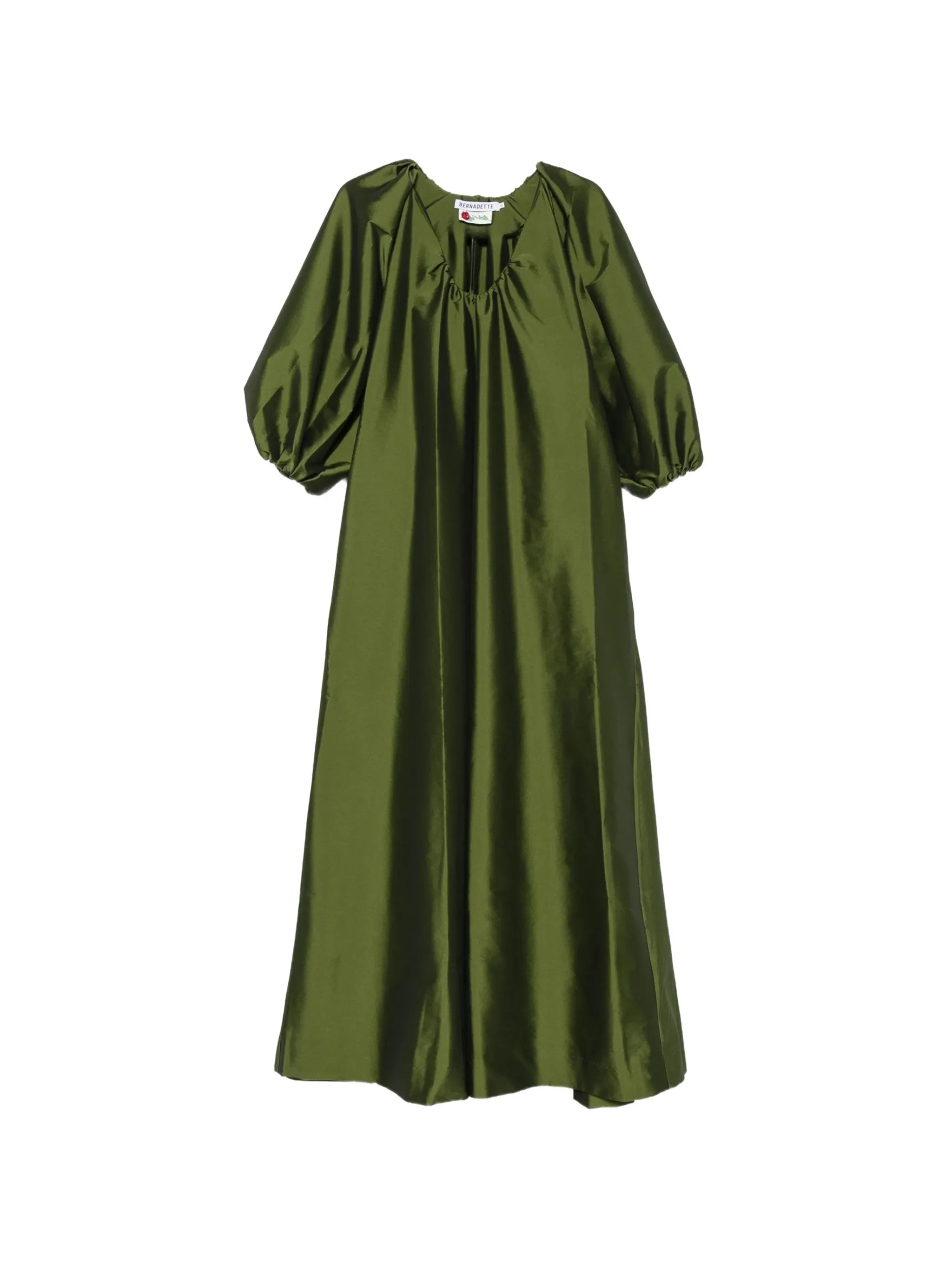 George puff-sleeve maxi dress