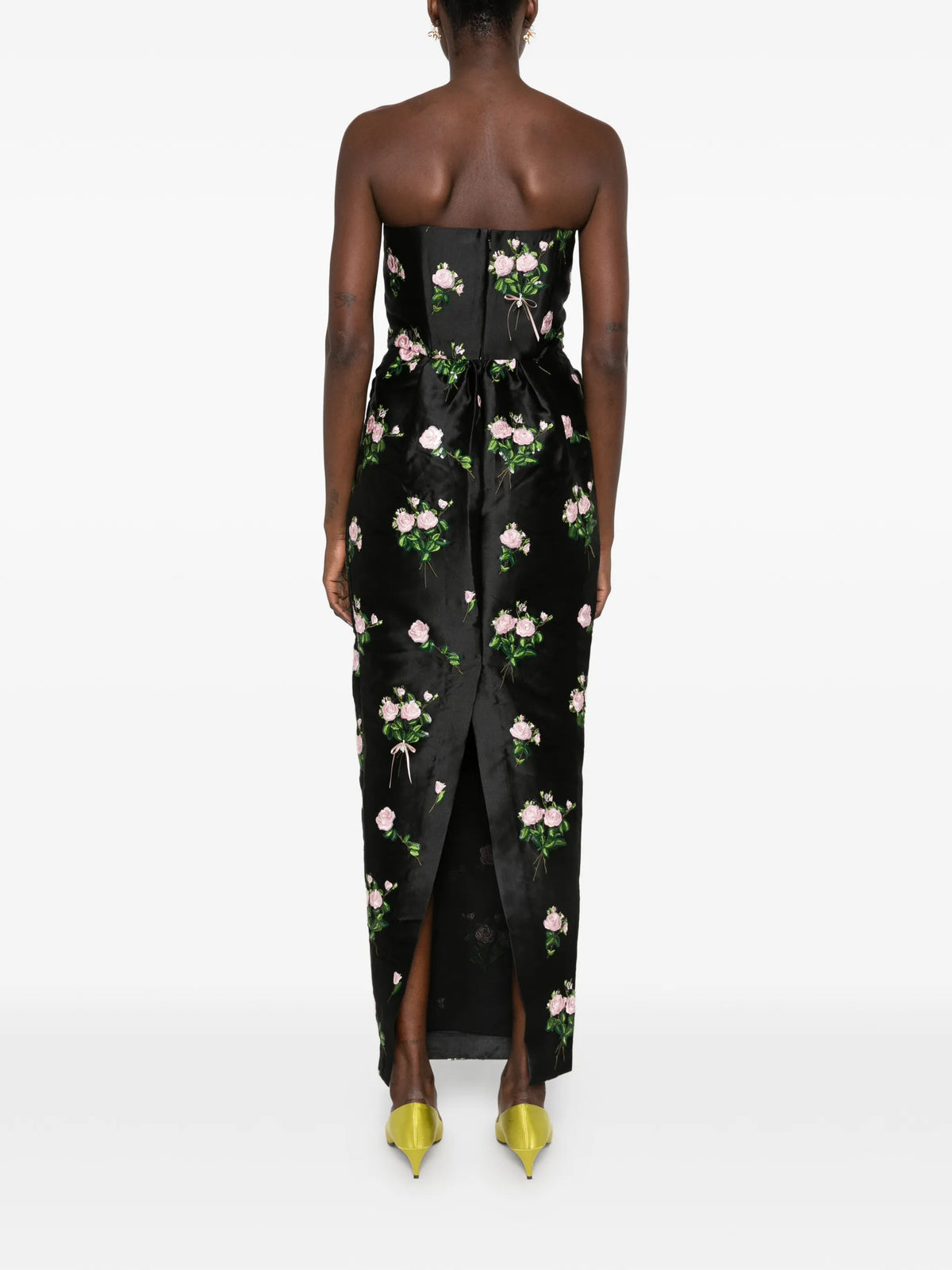 Lena embroidered maxi dress