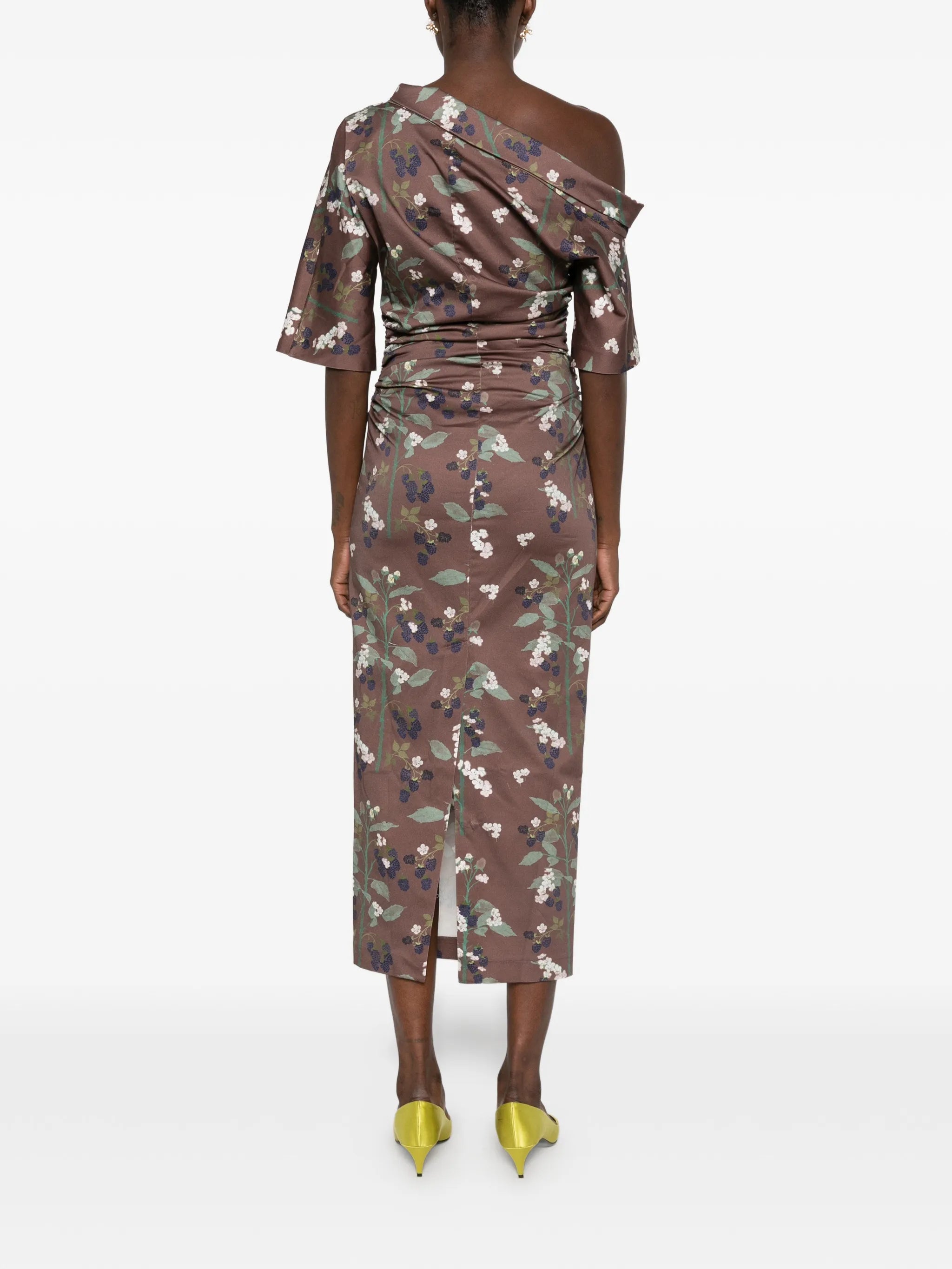 Bowery floral-print midi dress