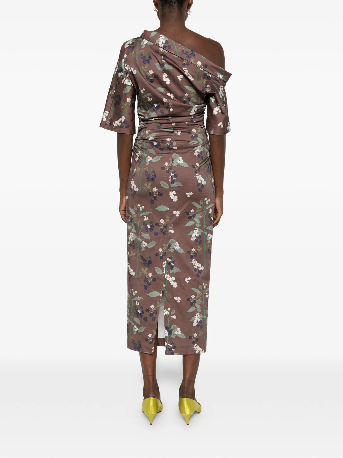 Bowery floral-print midi dress