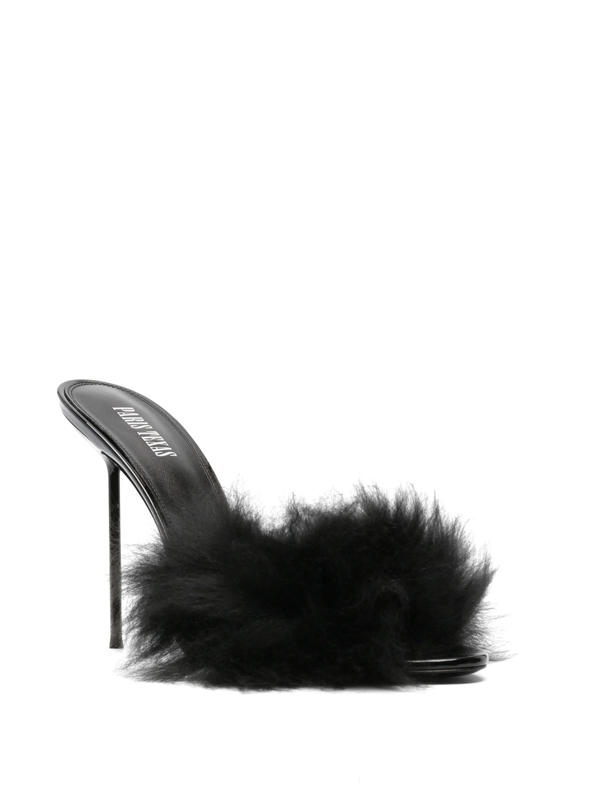 Lidia furry patent mules 105