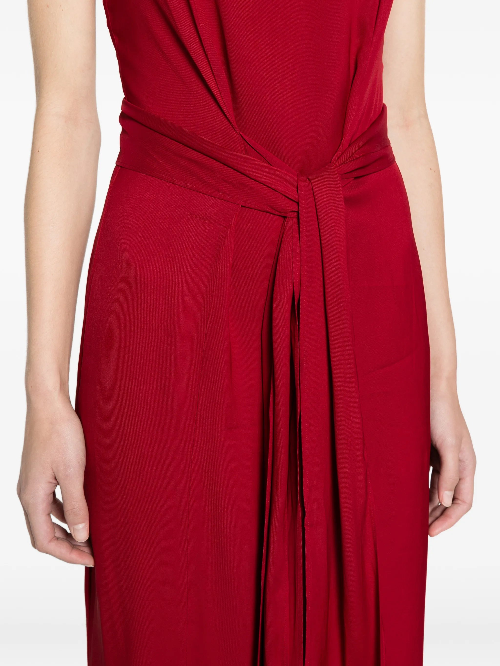 column fringe dress