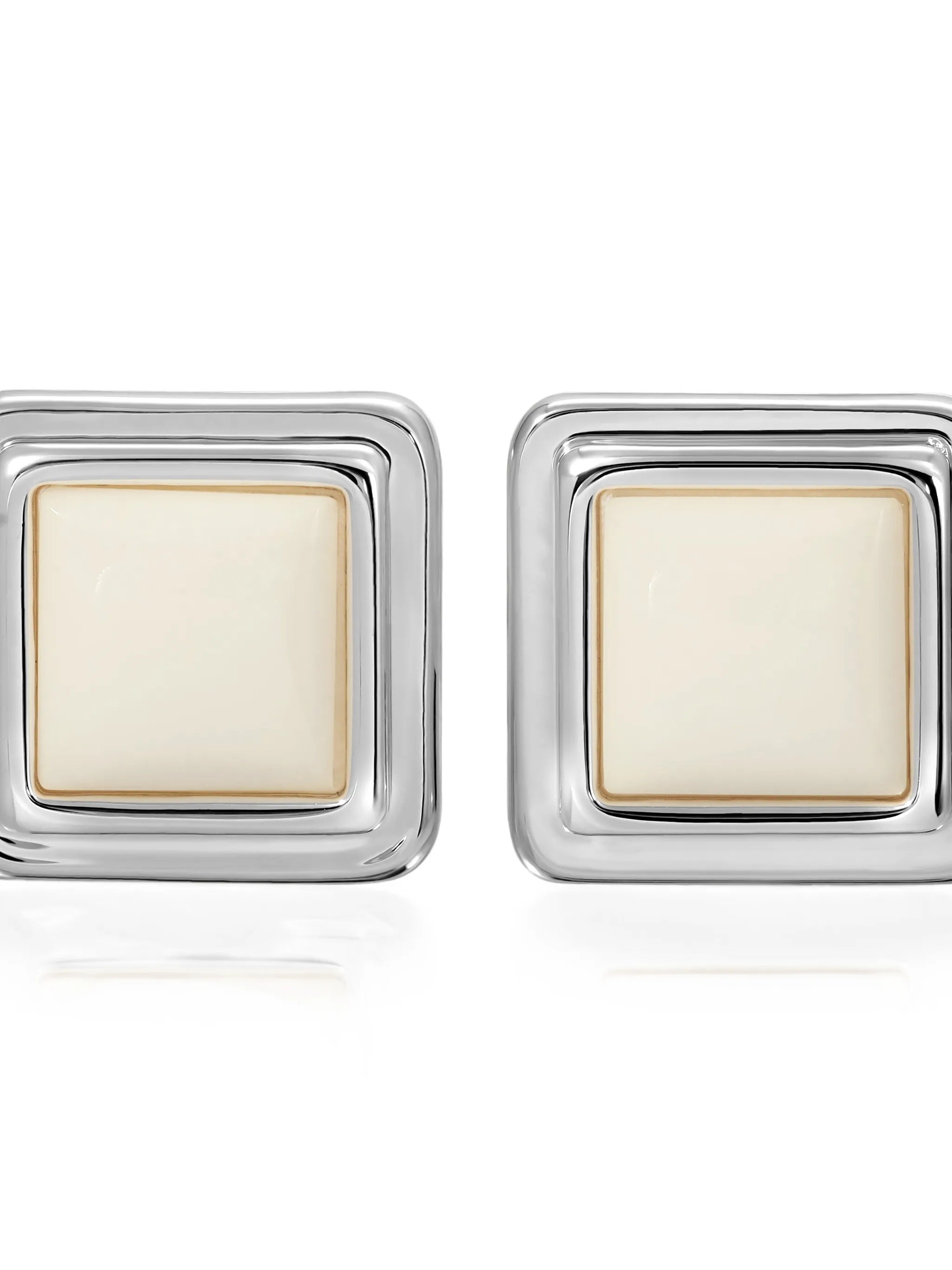 Archer square-frame earrings