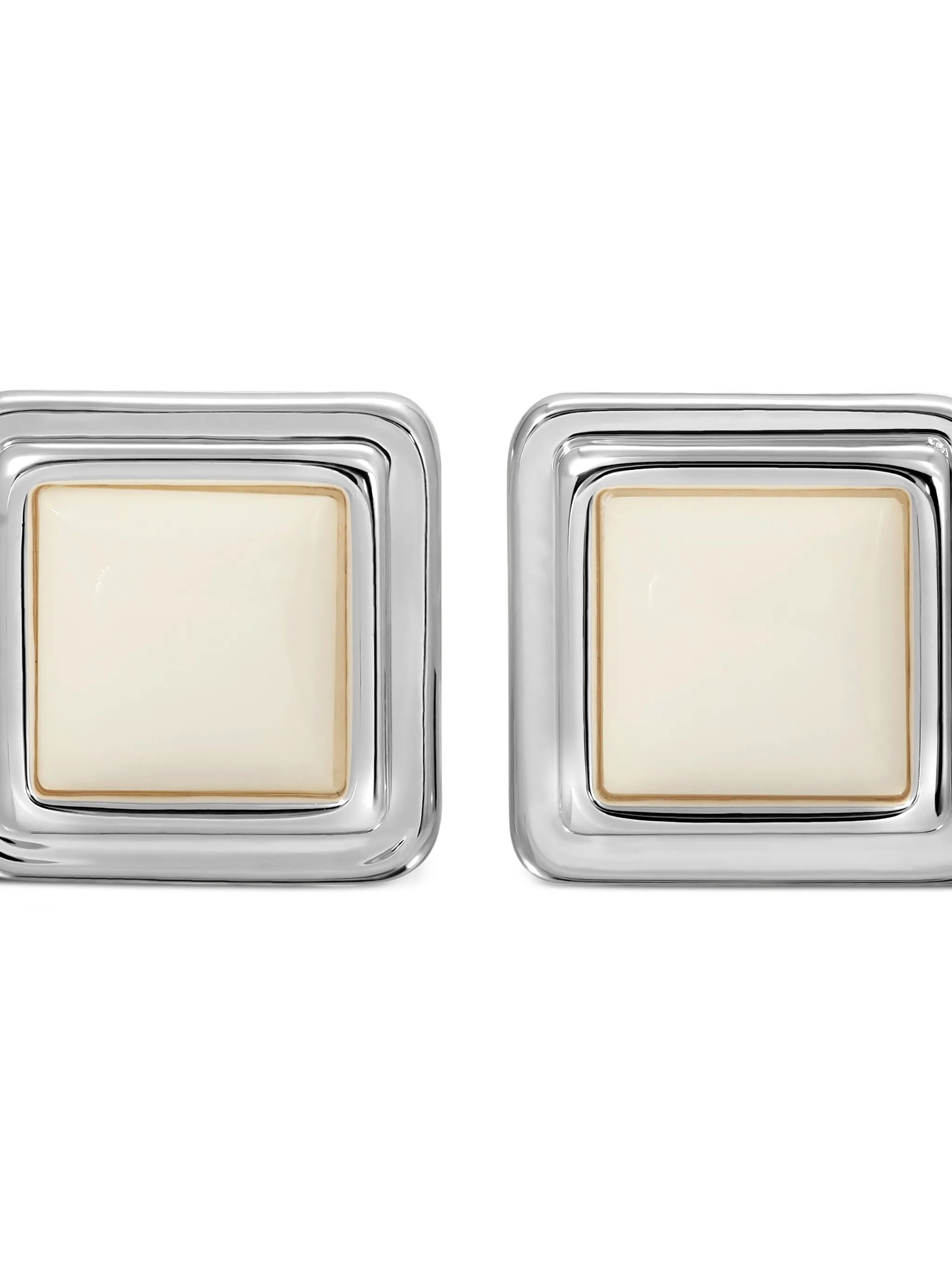 Archer square-frame earrings