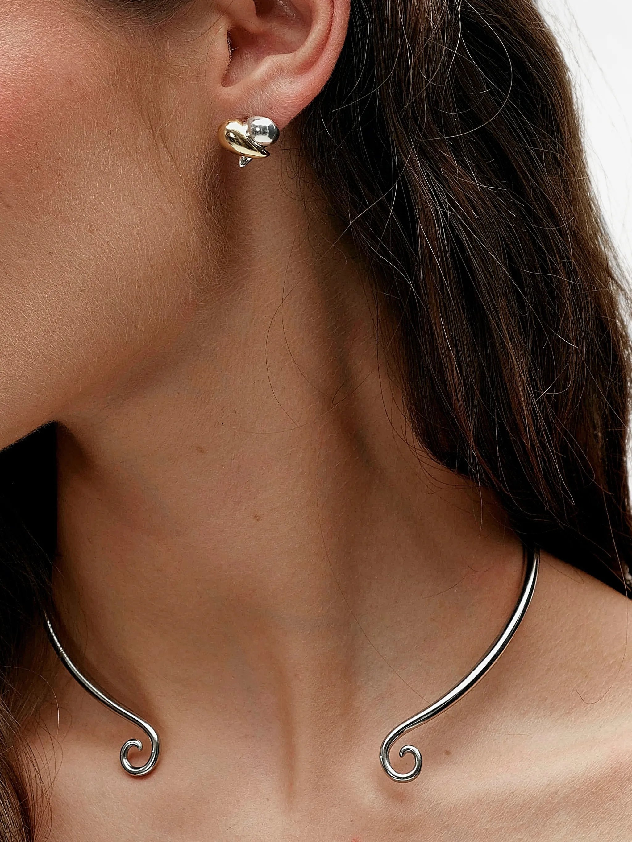 Paloma heart-shaped earrings