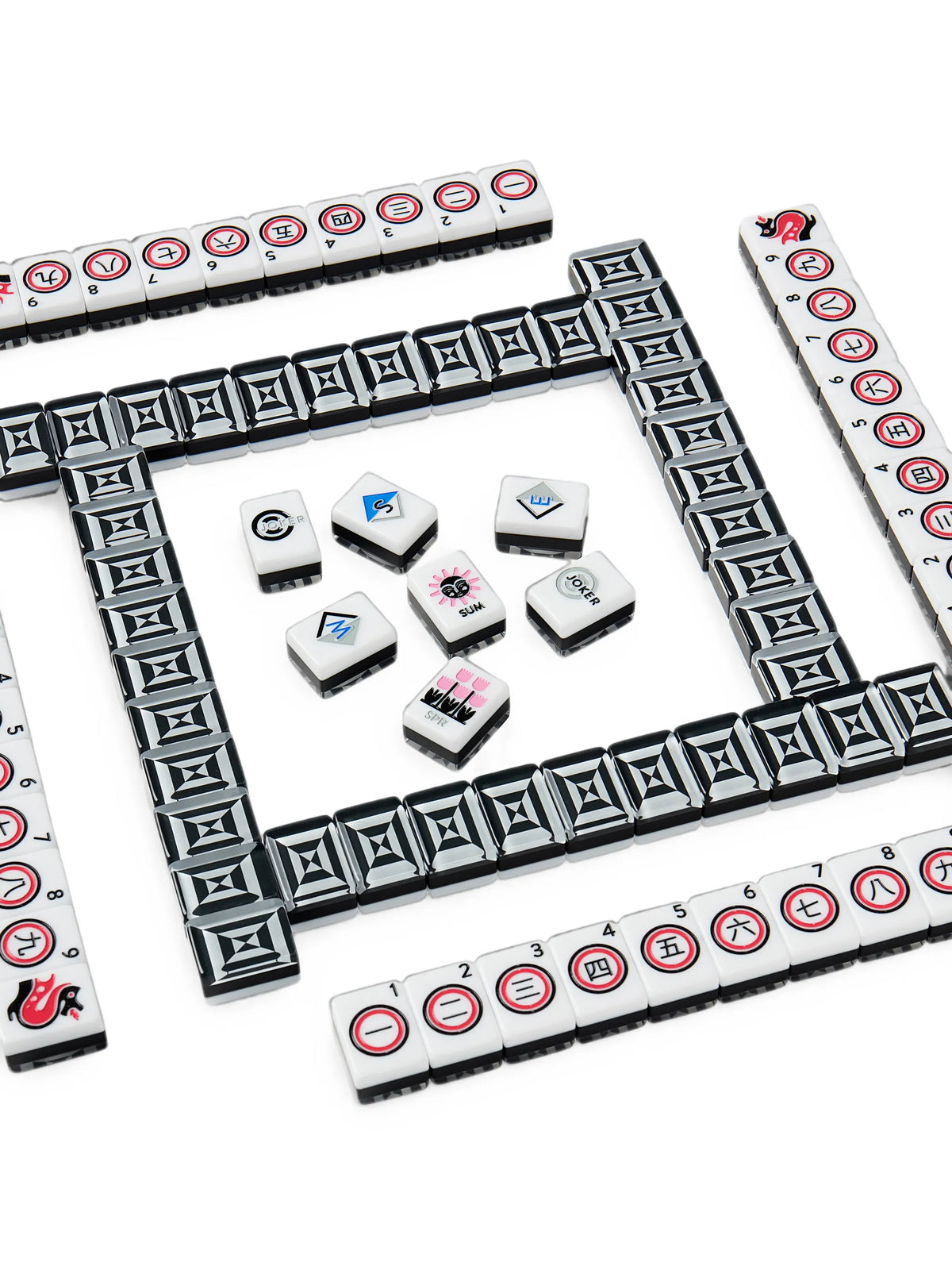 Op Art mahjong set