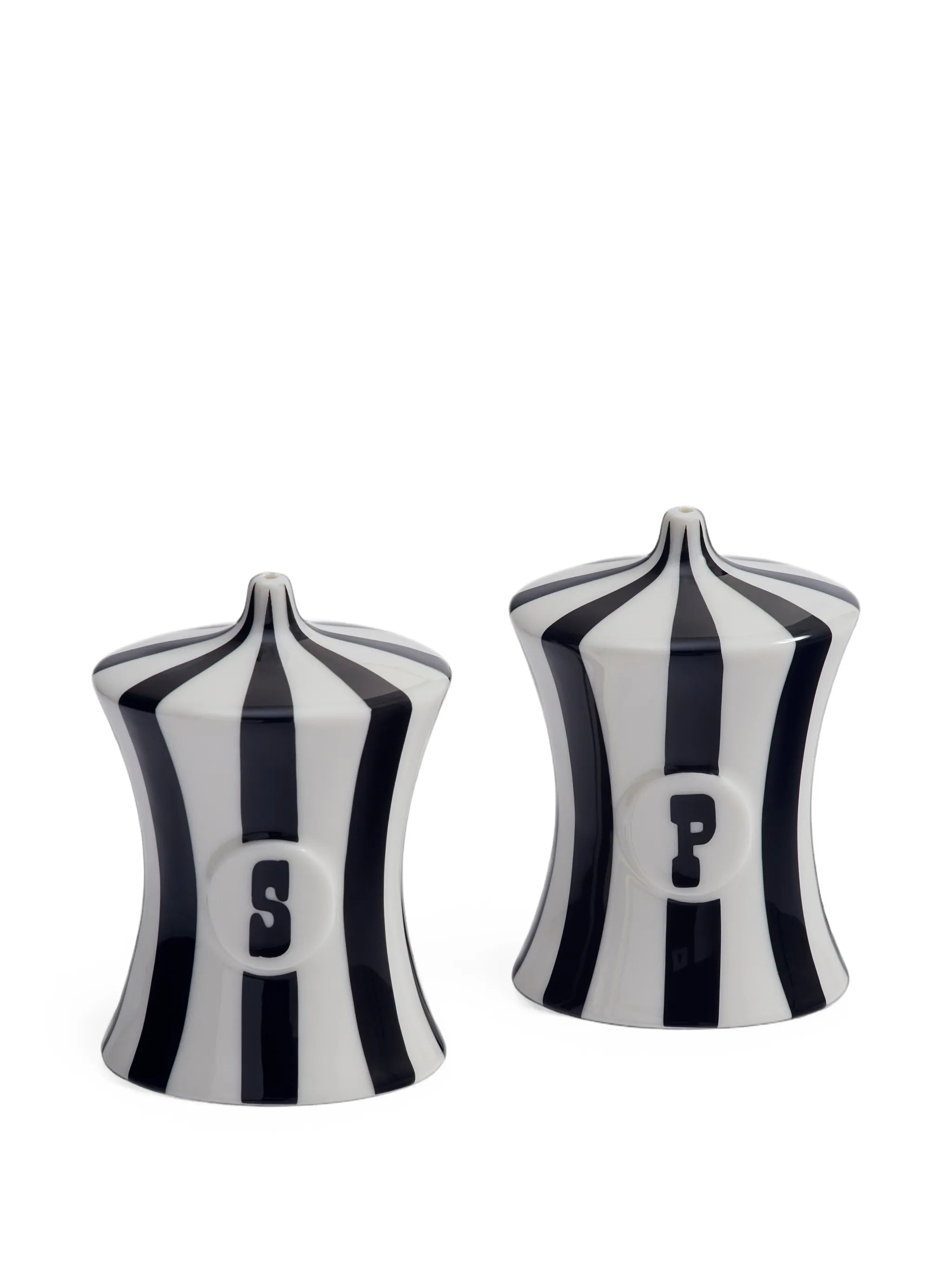 Vice striped salt and pepper set (set of two)