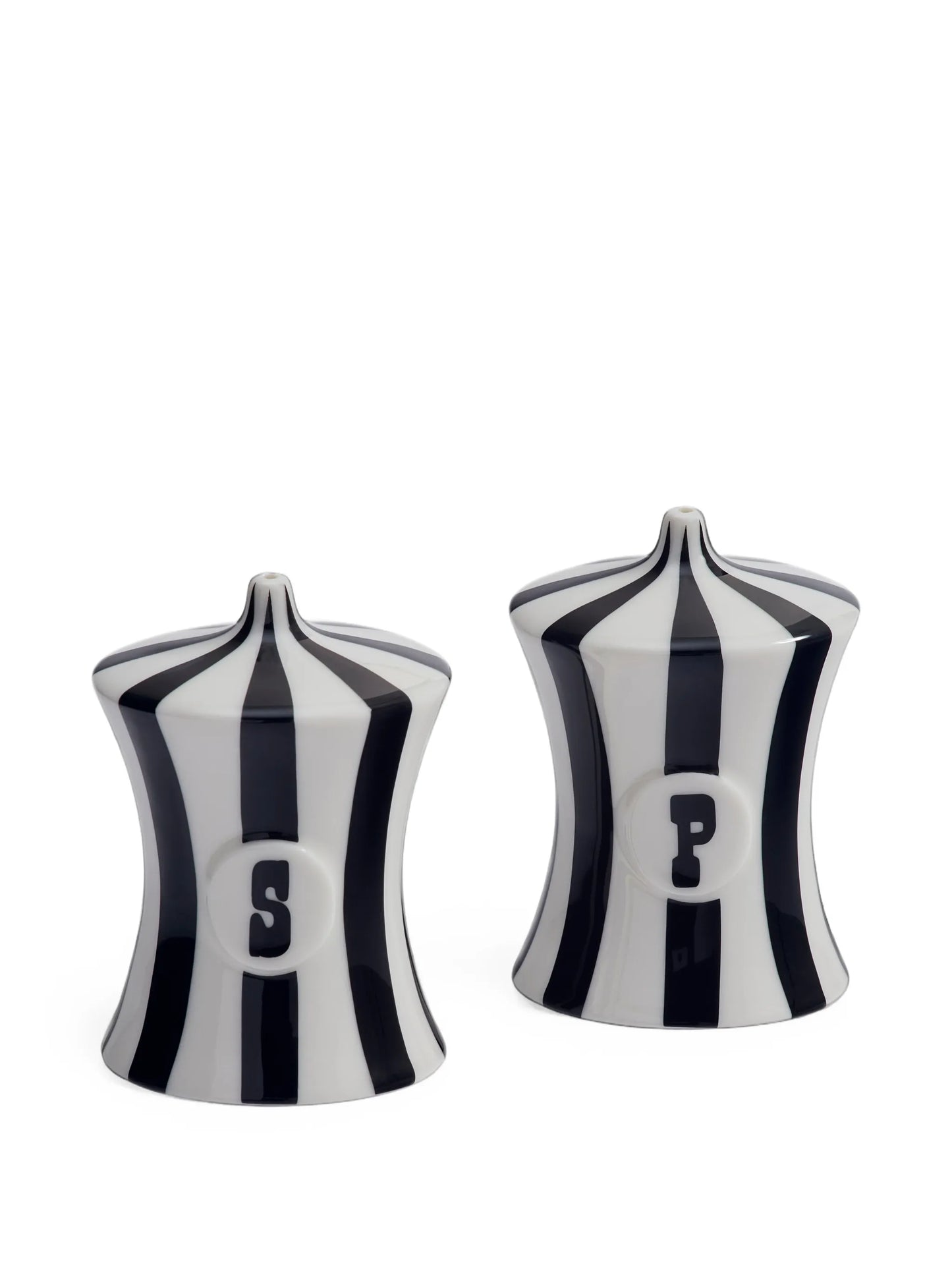 Vice striped salt and pepper set (set of two)