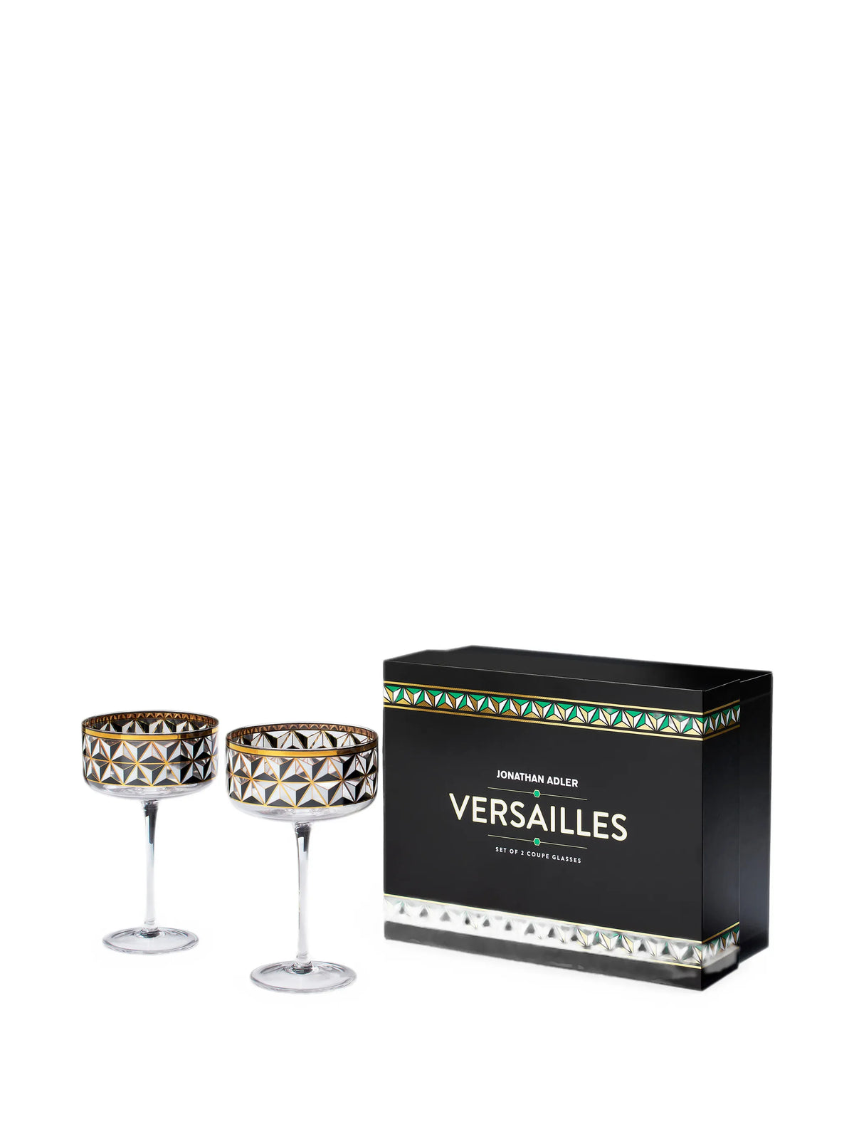 Versailles coupe glasses set (set of two)