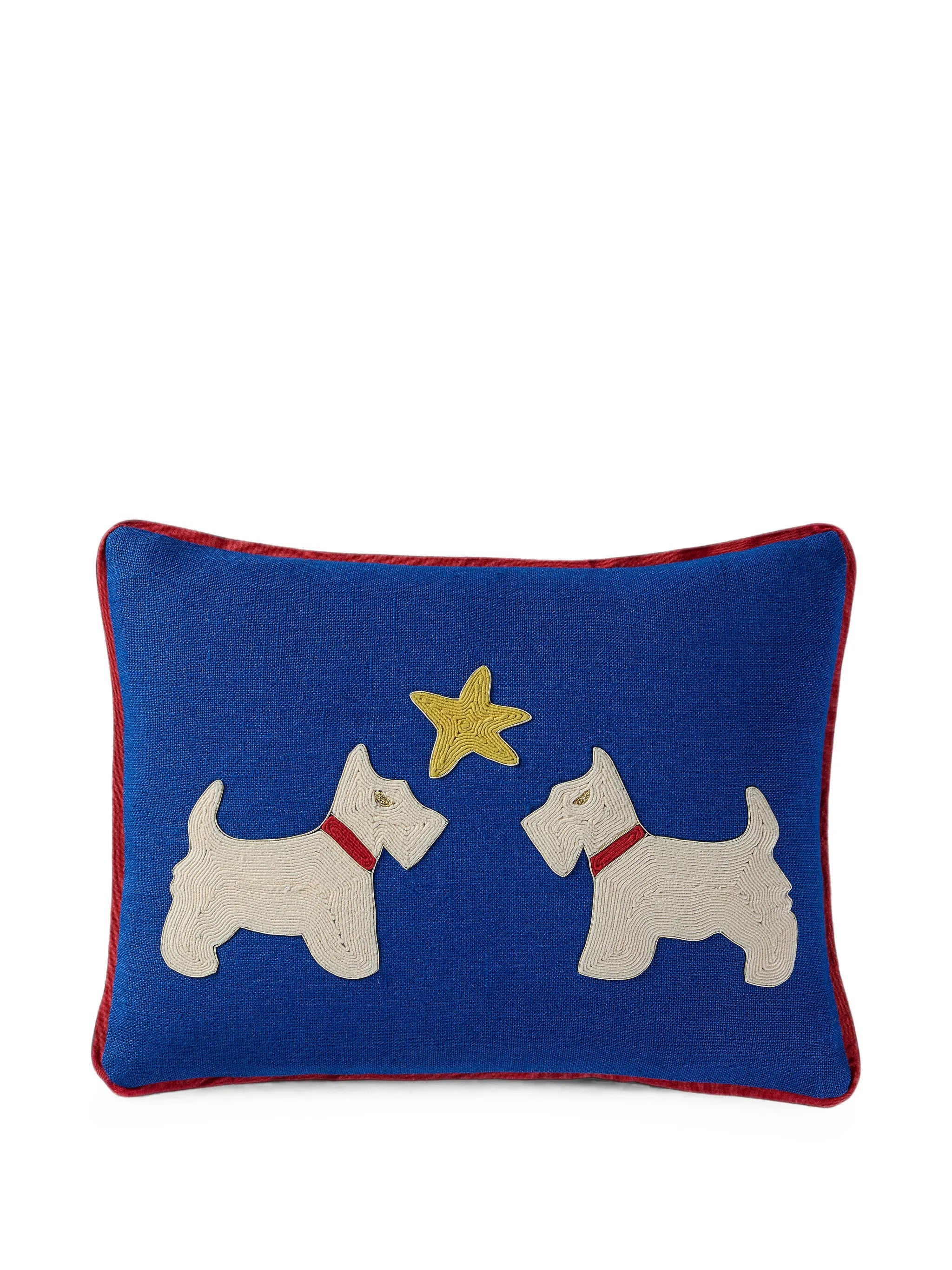 Playa Dogs Schnauzers pillow