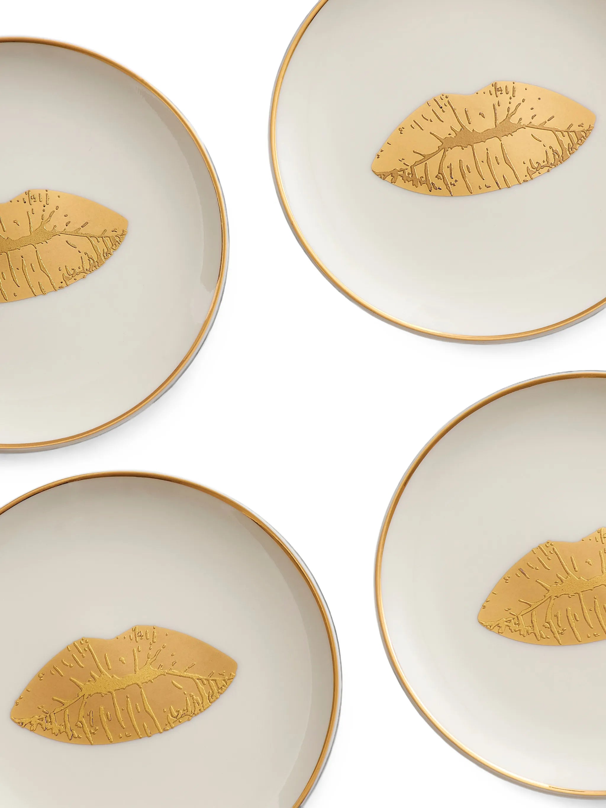Lips coasters set (set of four)