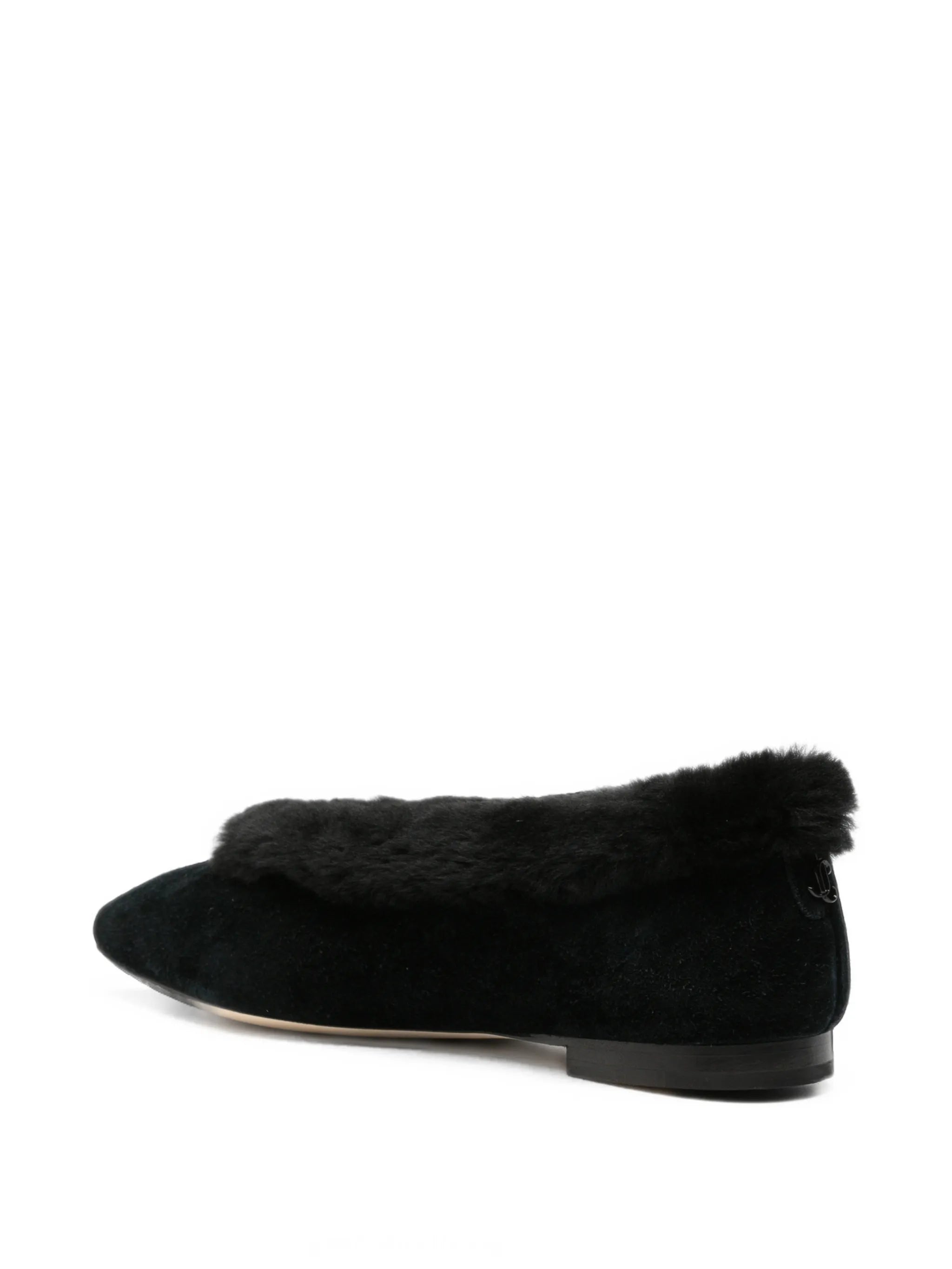 Margot shearling ballet flats