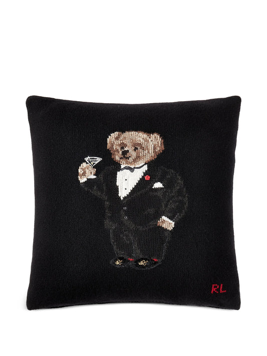Martini Polo Bear cushion