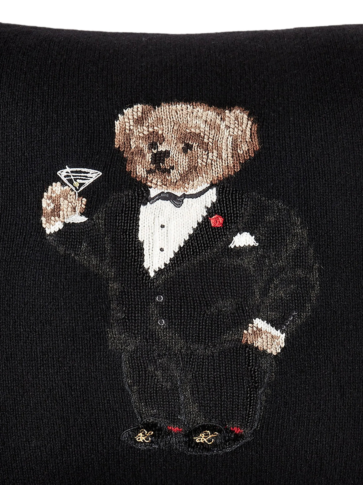 Martini Polo Bear cushion