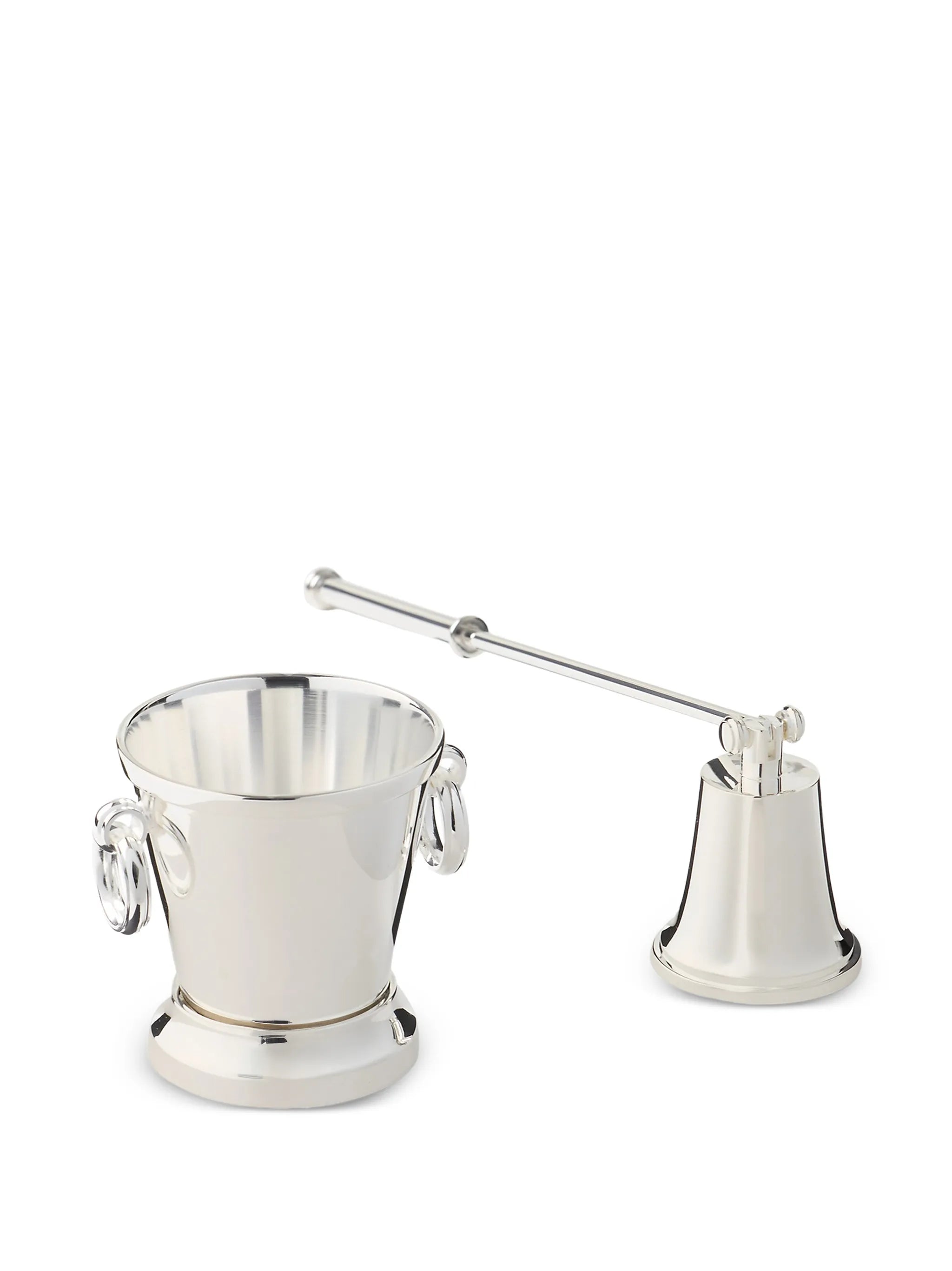 Durban candle snuffer and match holder set