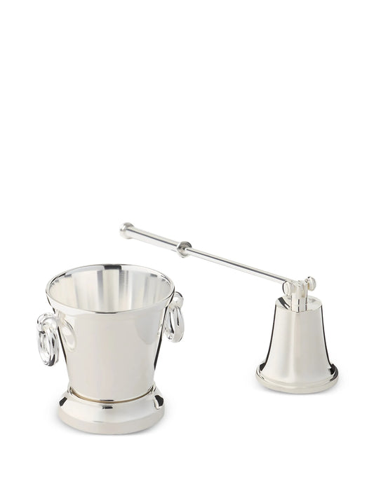 Durban candle snuffer and match holder set