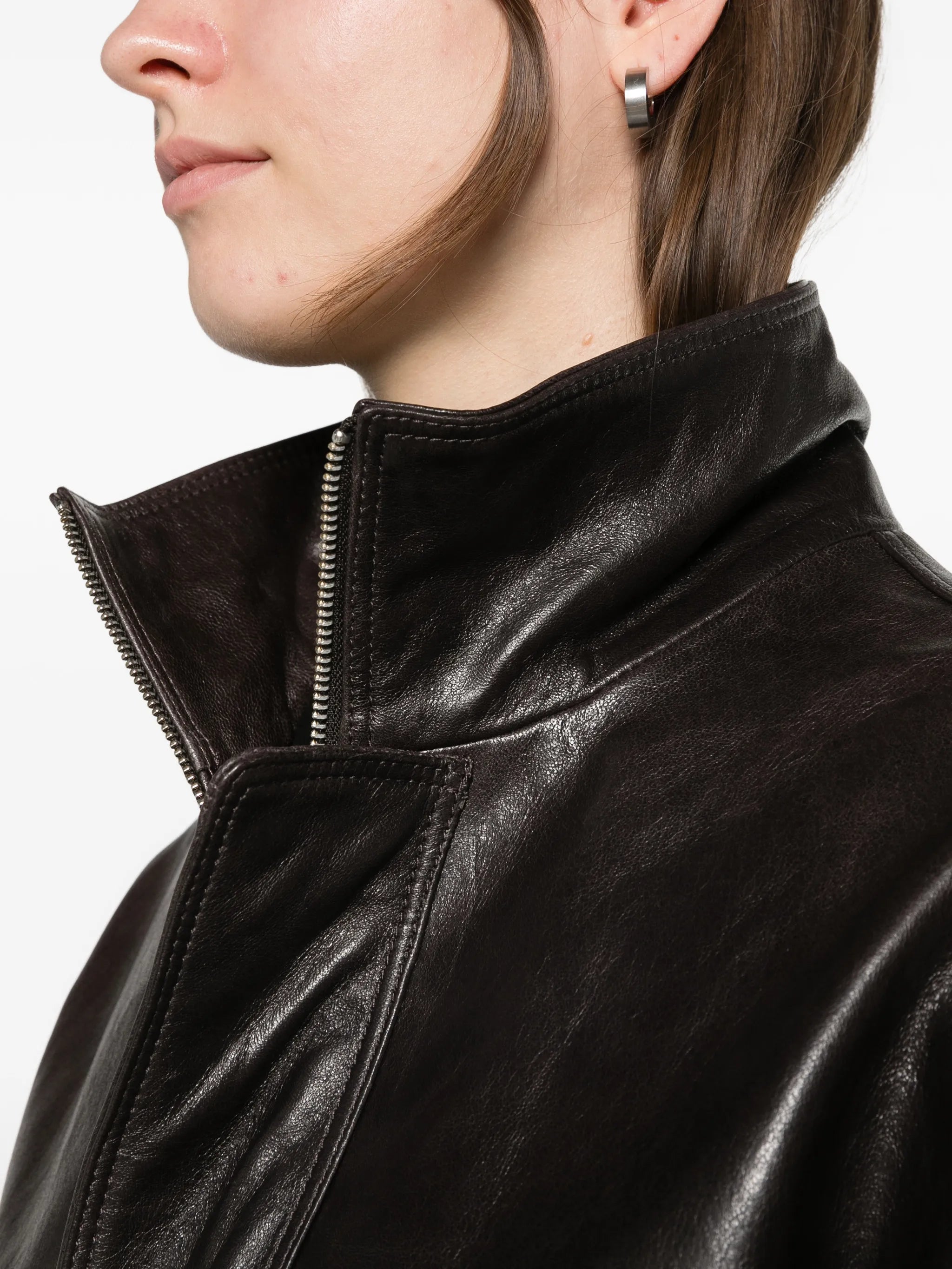 Alia leather jacket