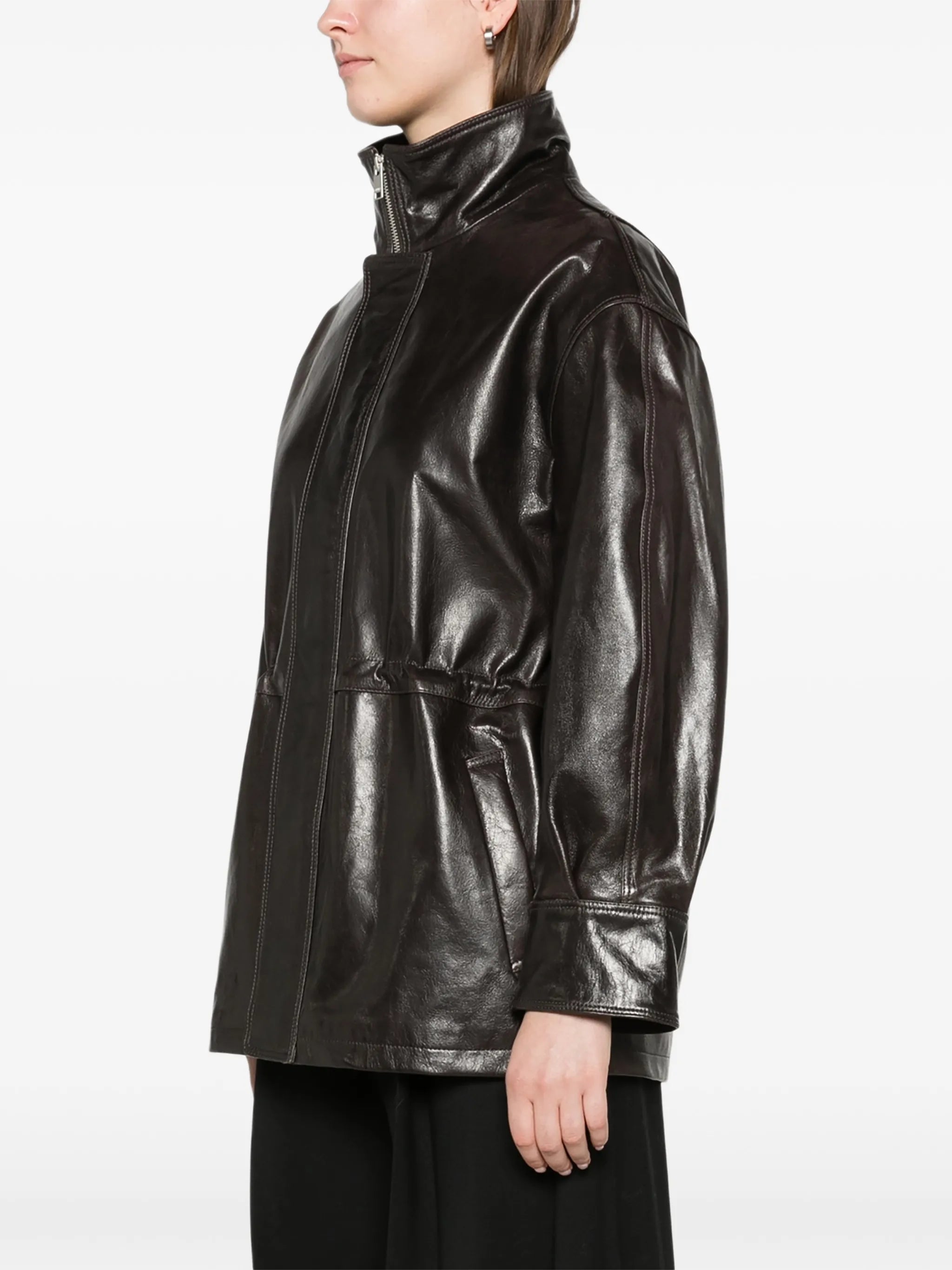 Alia leather jacket