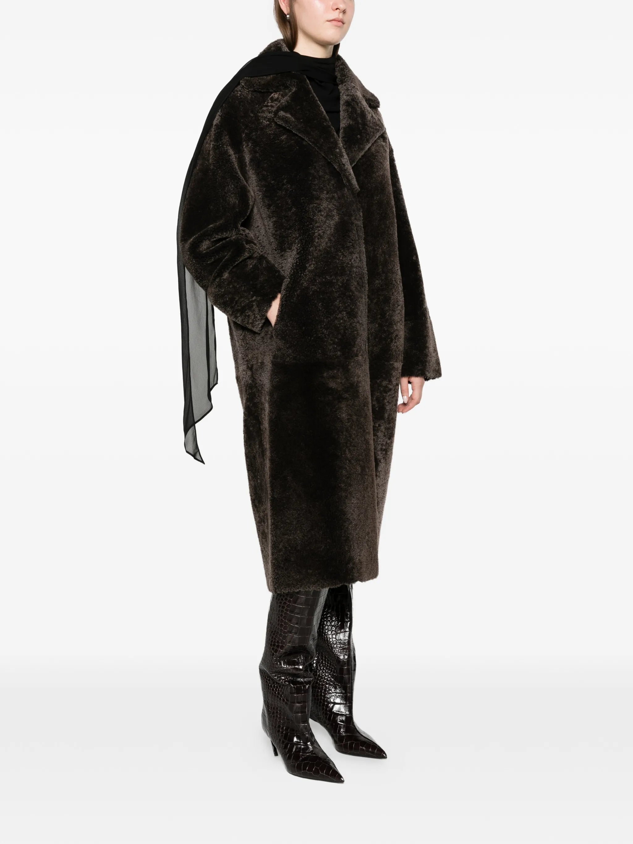 Ines faux-fur coat