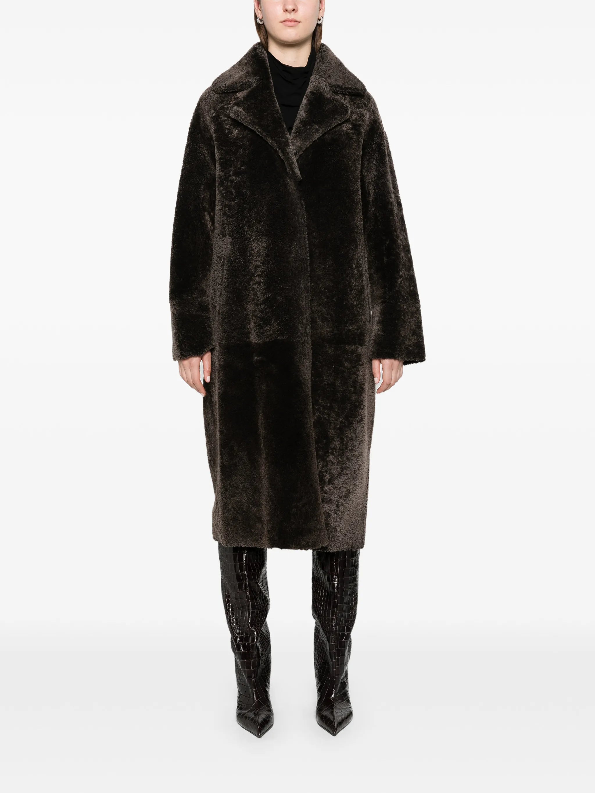 Ines faux-fur coat