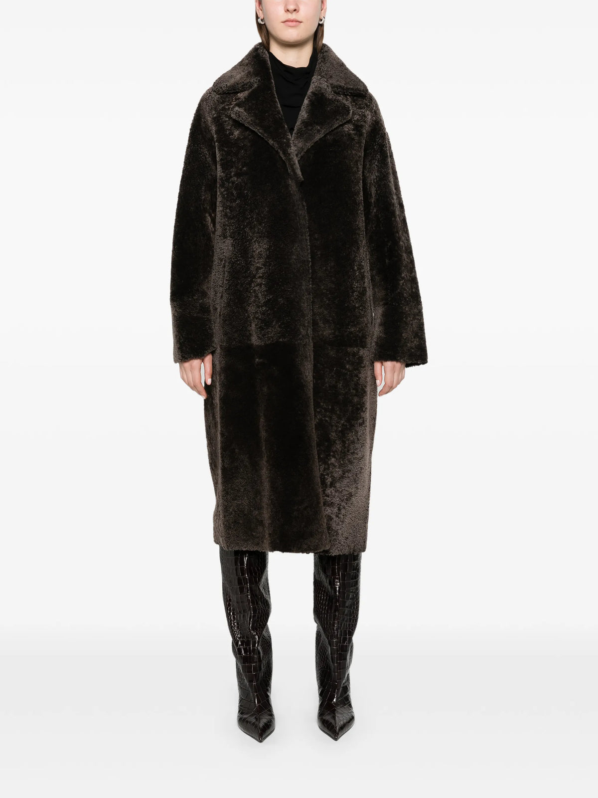 Ines faux-fur coat