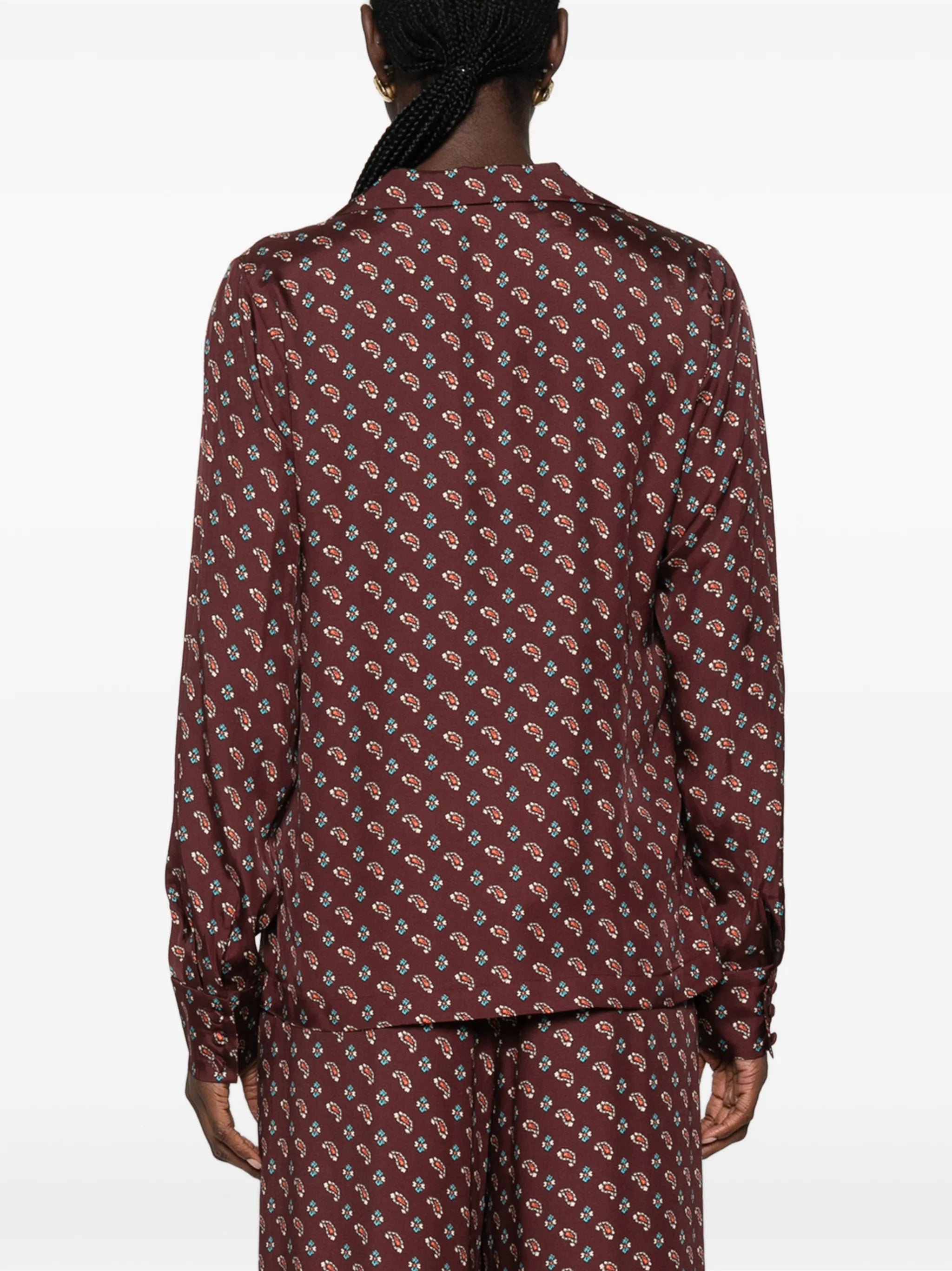 Rania paisley-print shirt