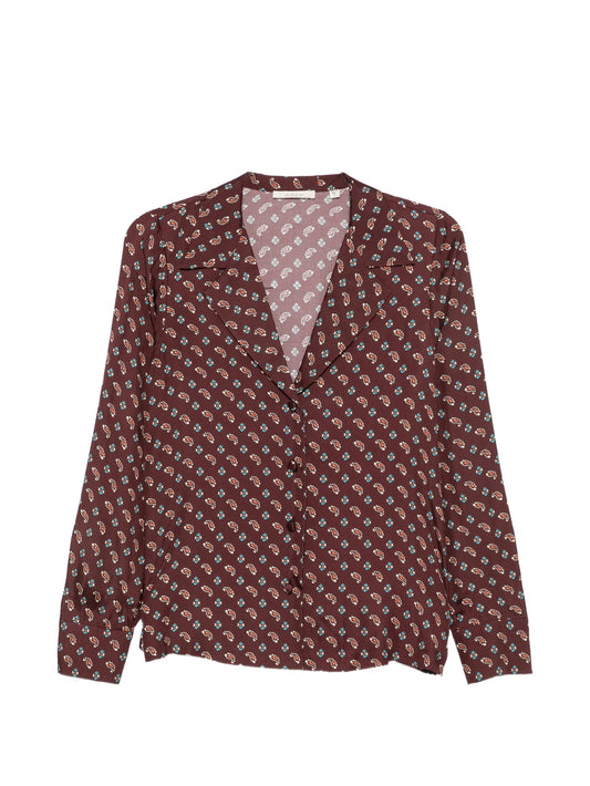 Rania paisley-print shirt