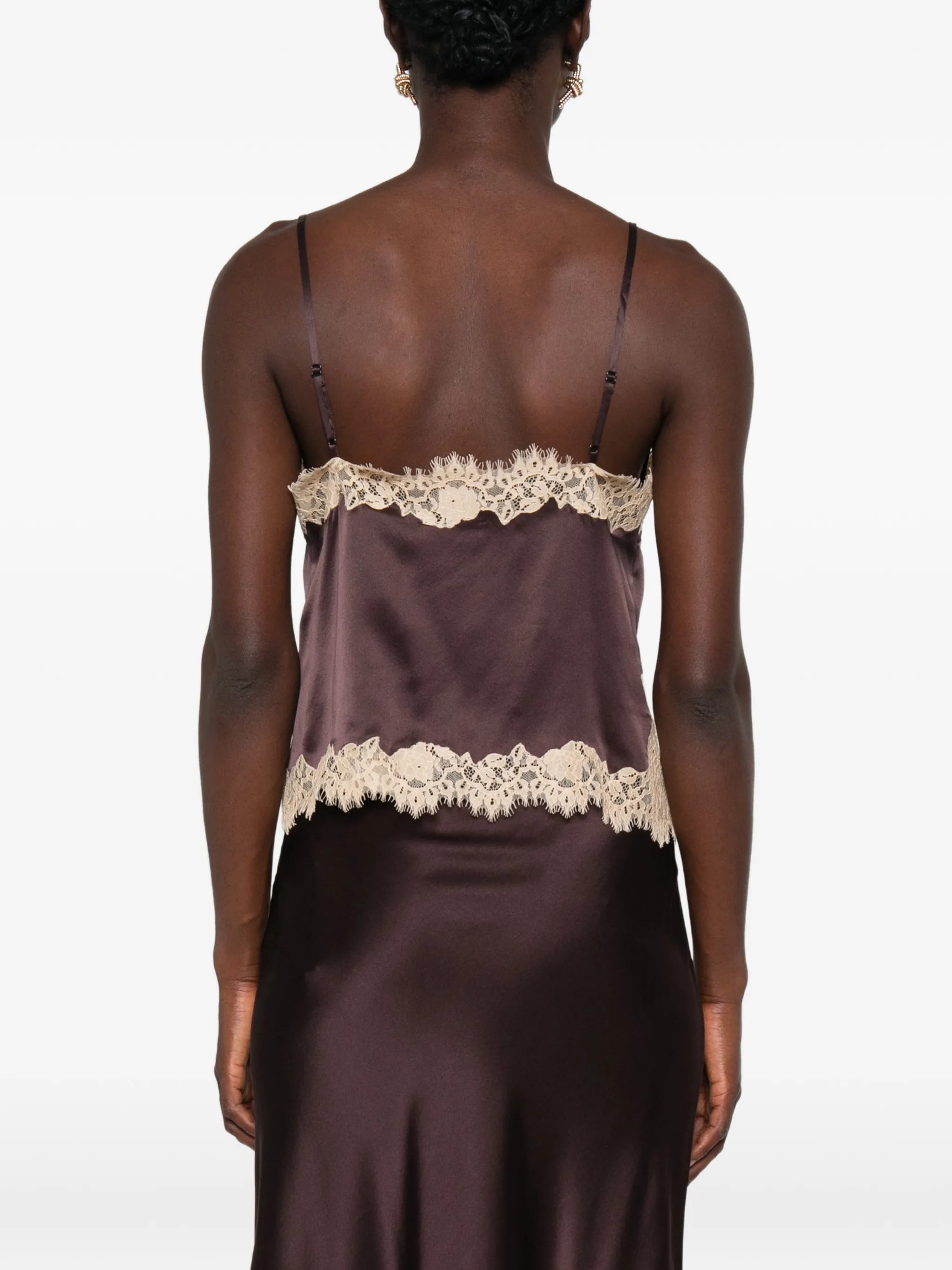 Kira lace-trim top