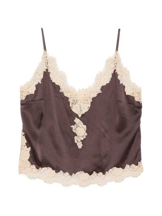 Kira lace-trim top
