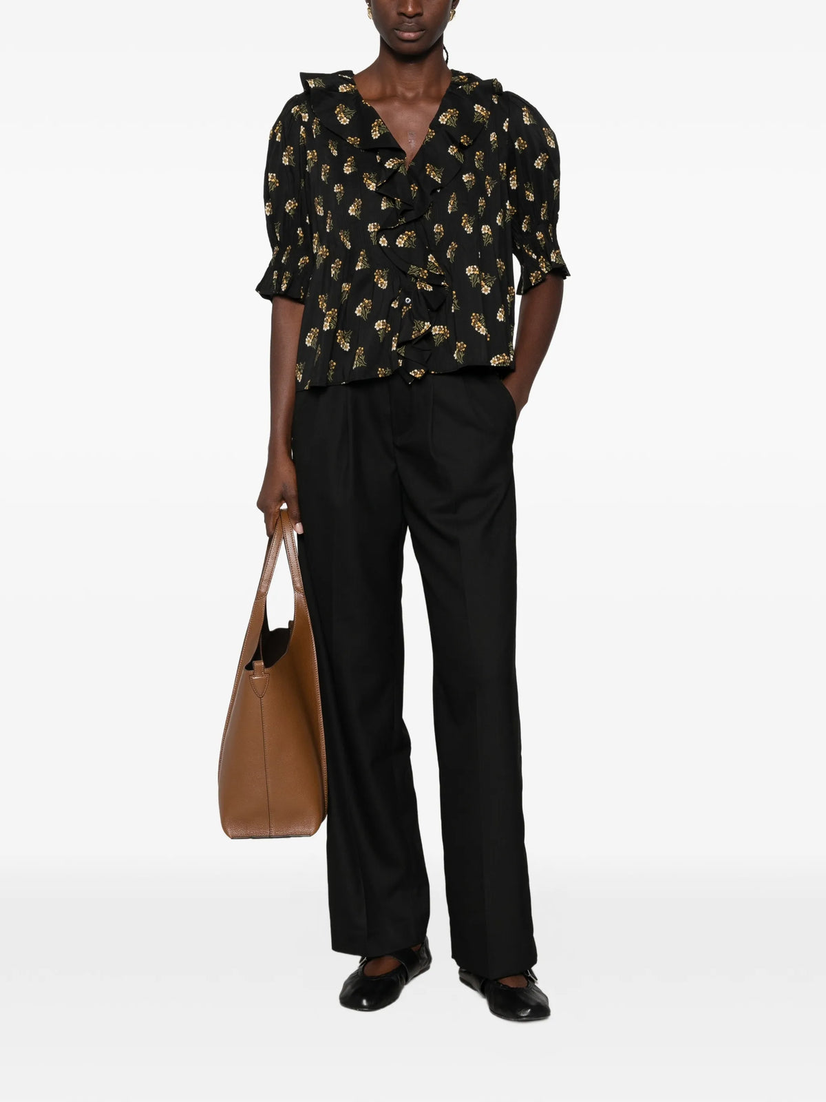 Olivia pleated trousers