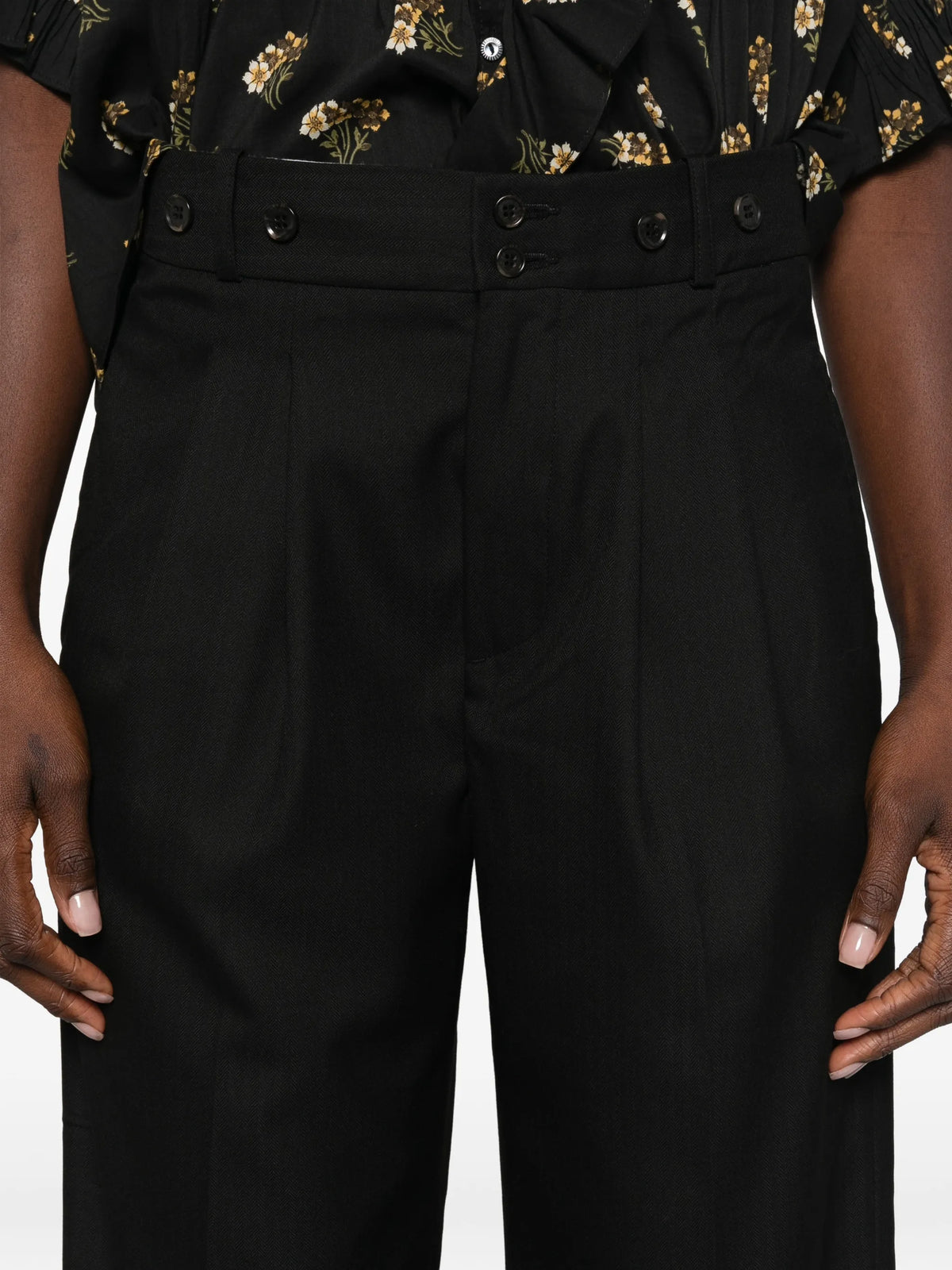 Olivia pleated trousers