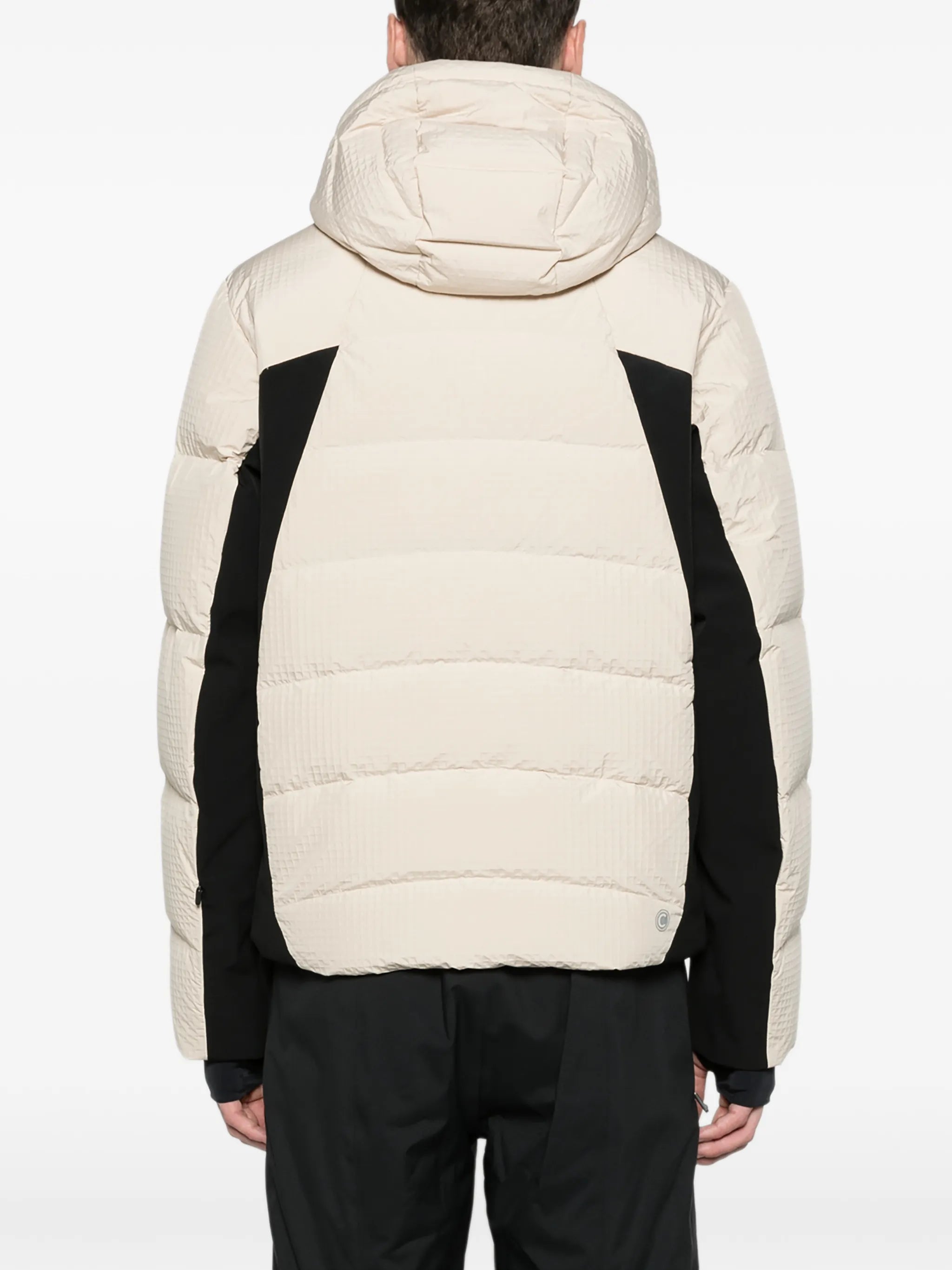Ice padded ski jacket