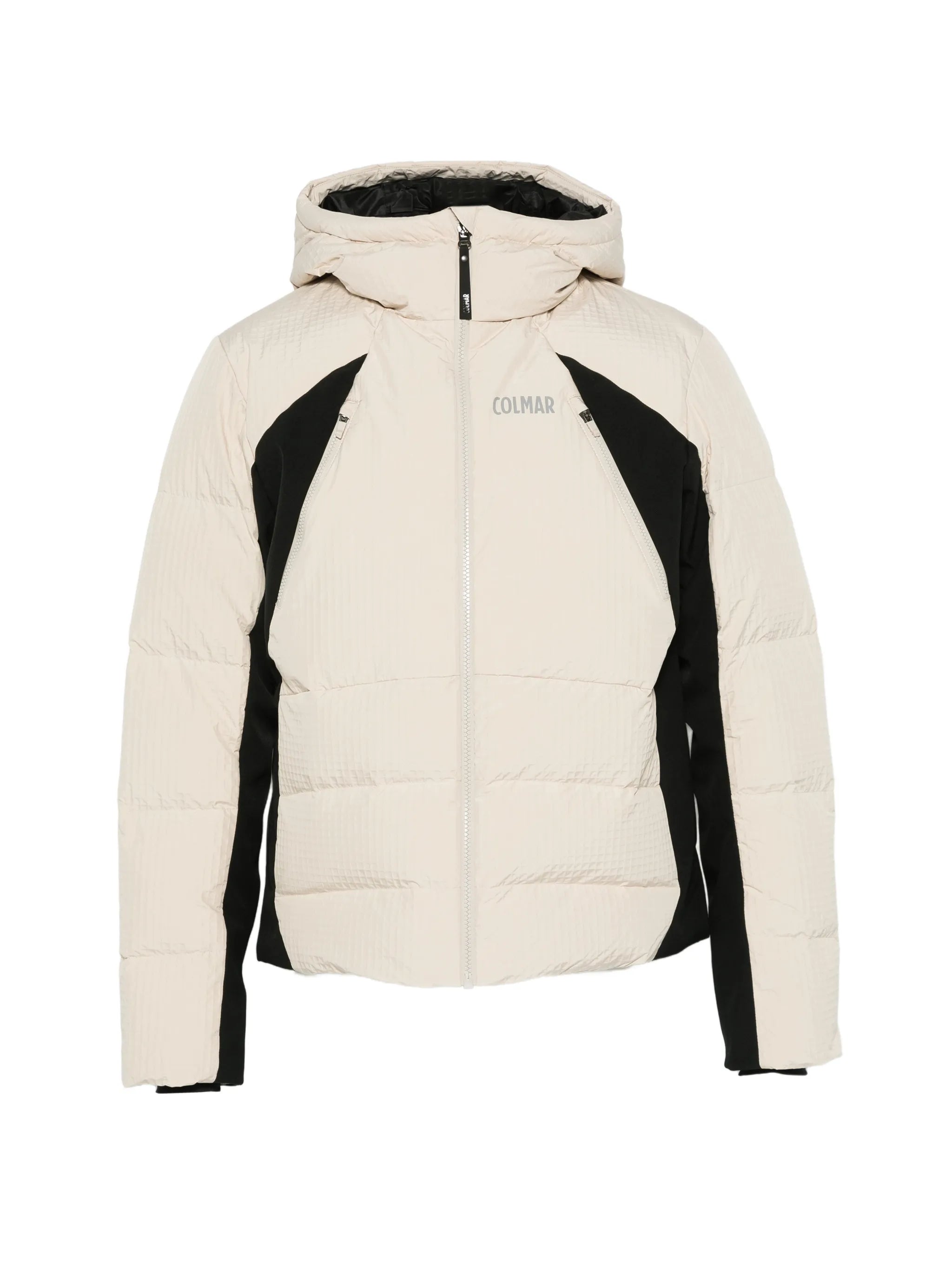 Ice padded ski jacket