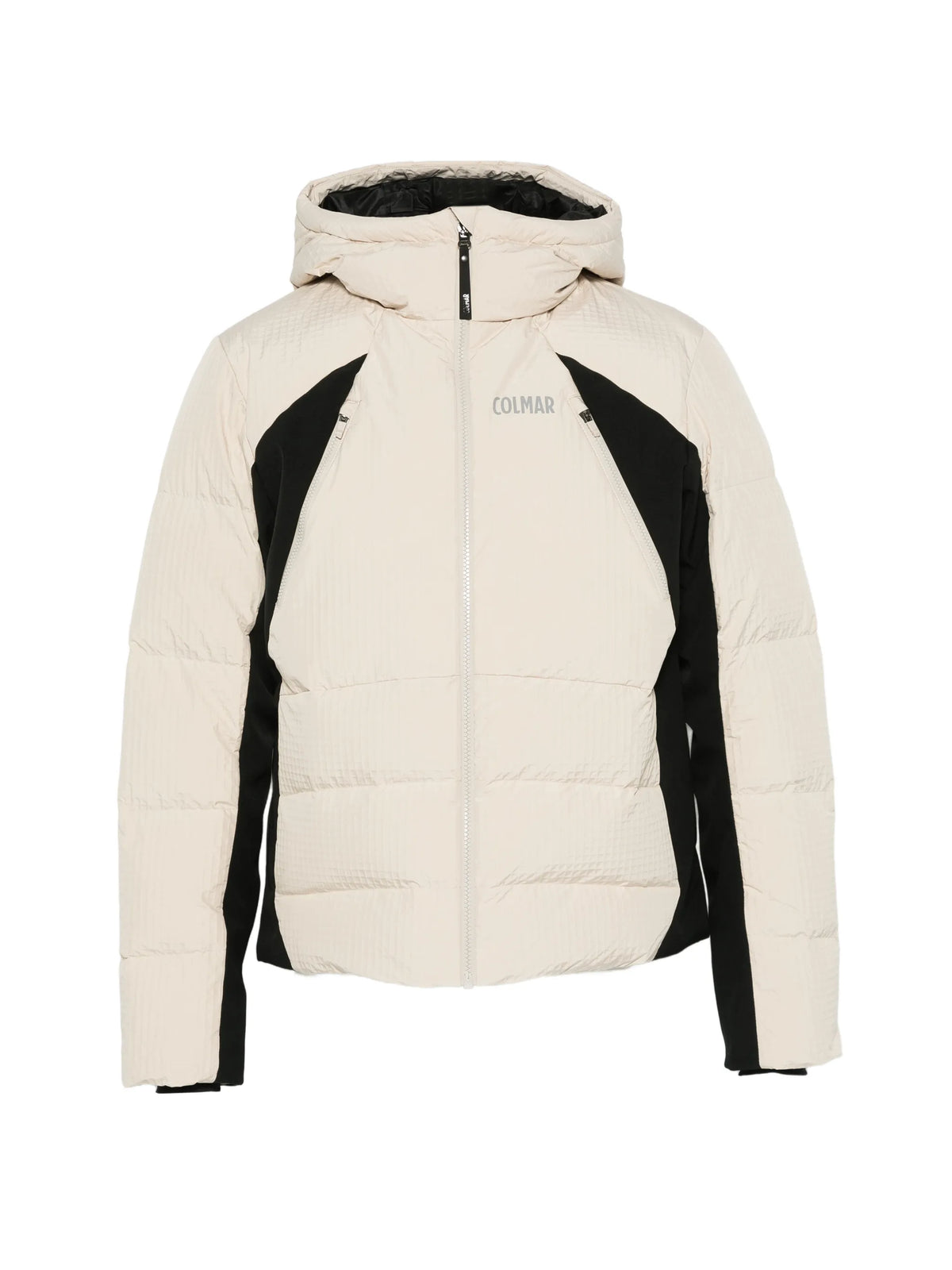 Ice padded ski jacket