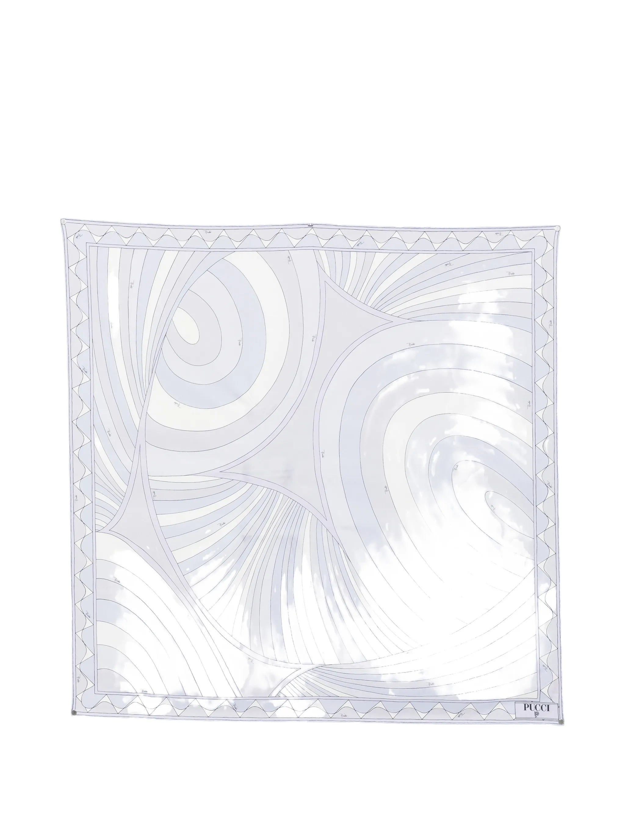 Iride-print scarf