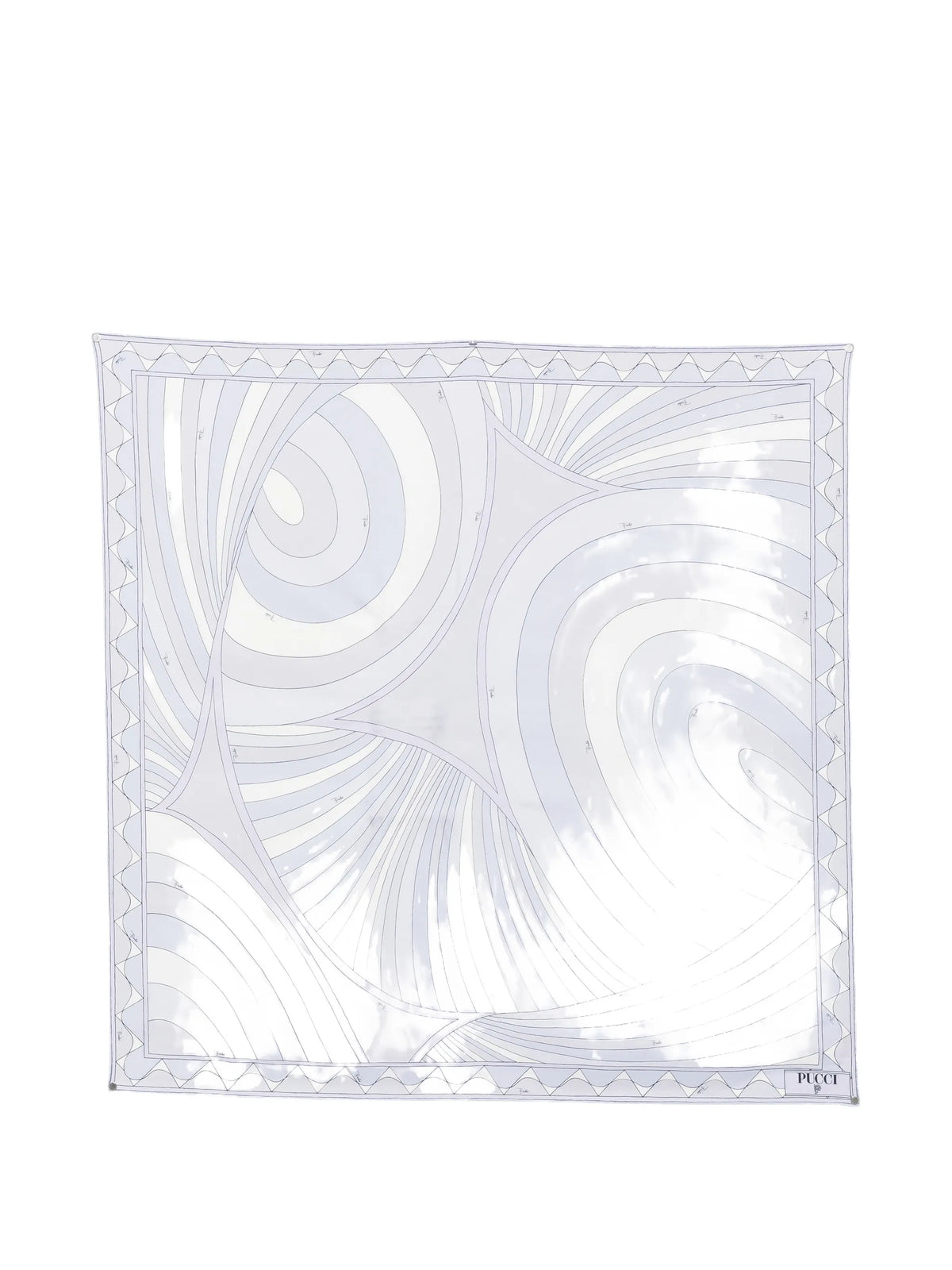 Iride-print scarf