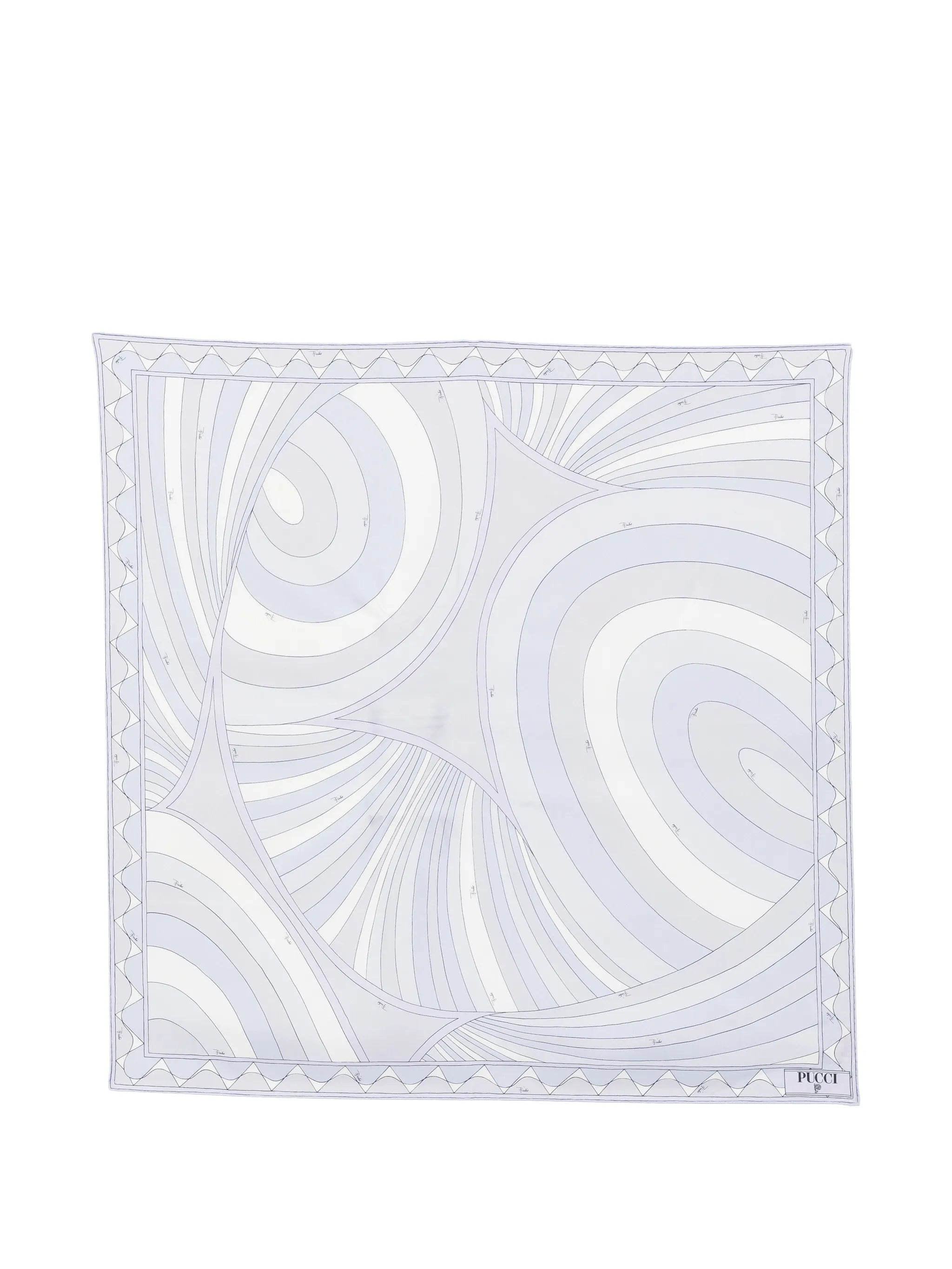 Iride-print scarf