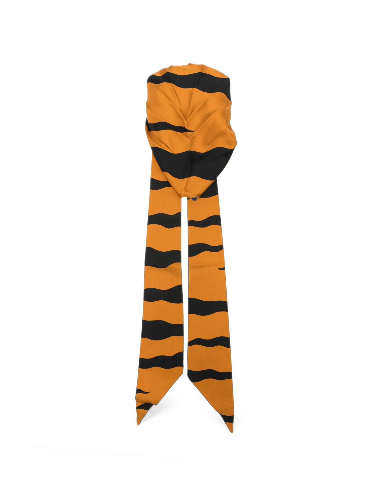 printed silk head scarf