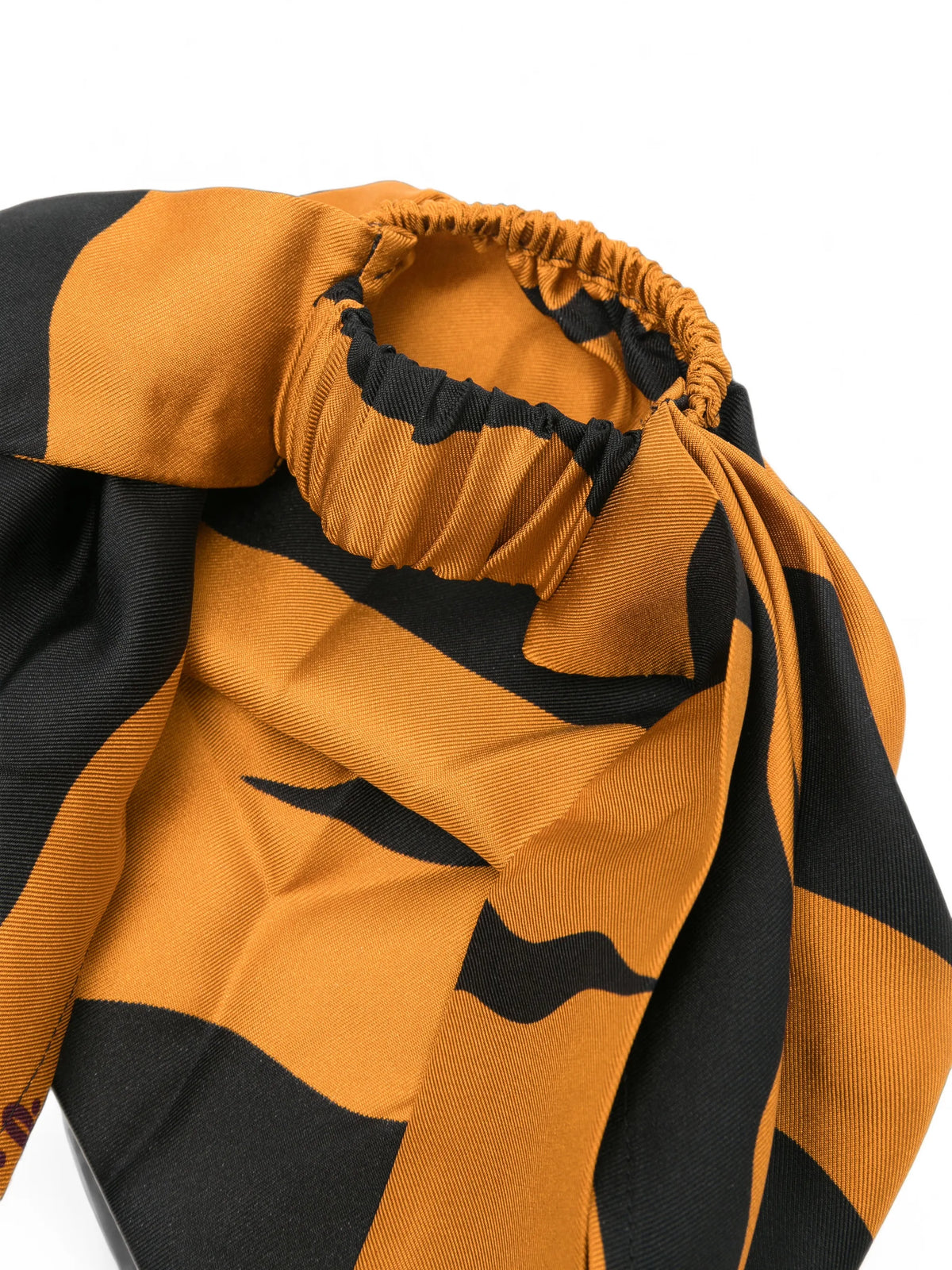 printed silk head scarf